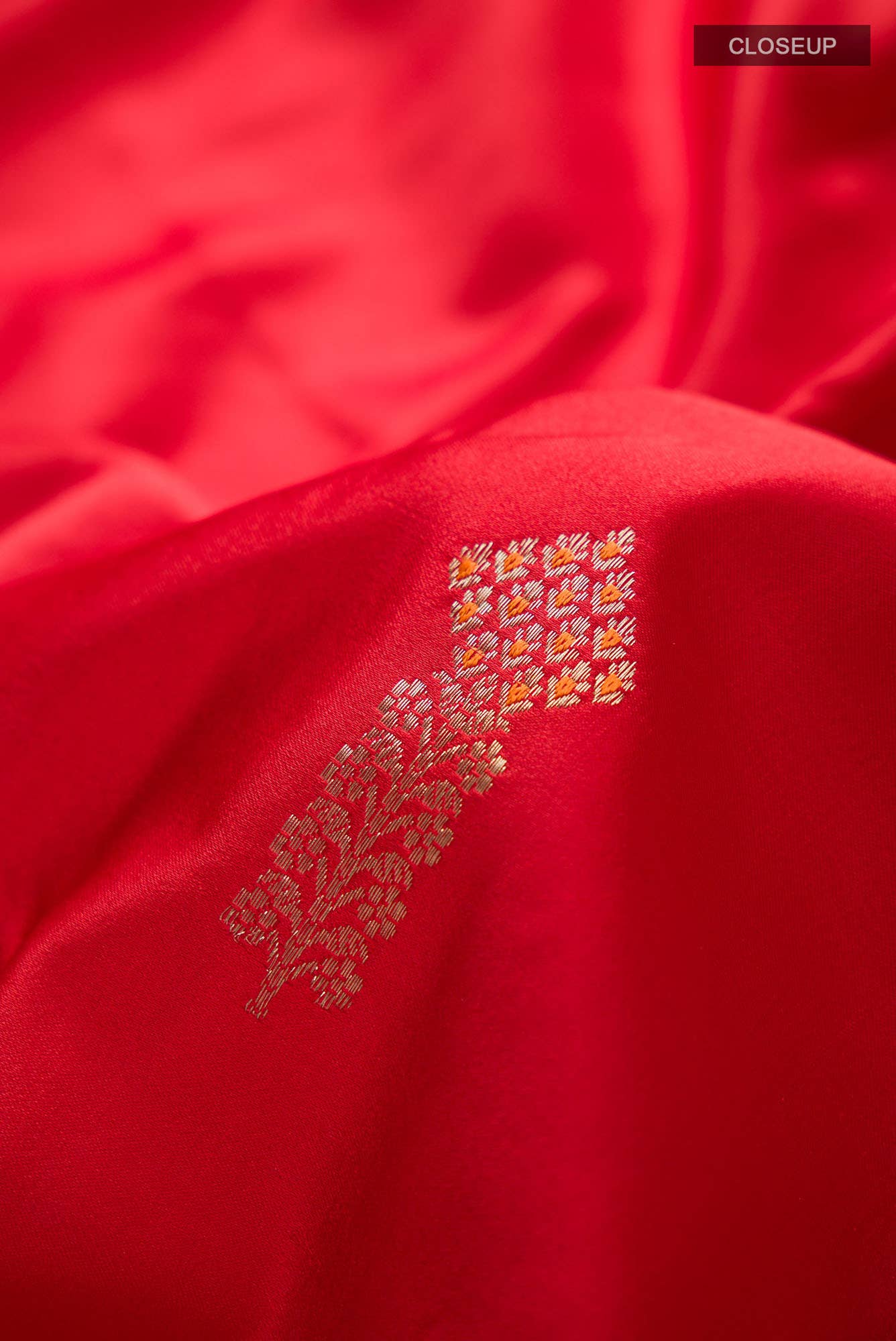 Red Banarasi Silk Saree