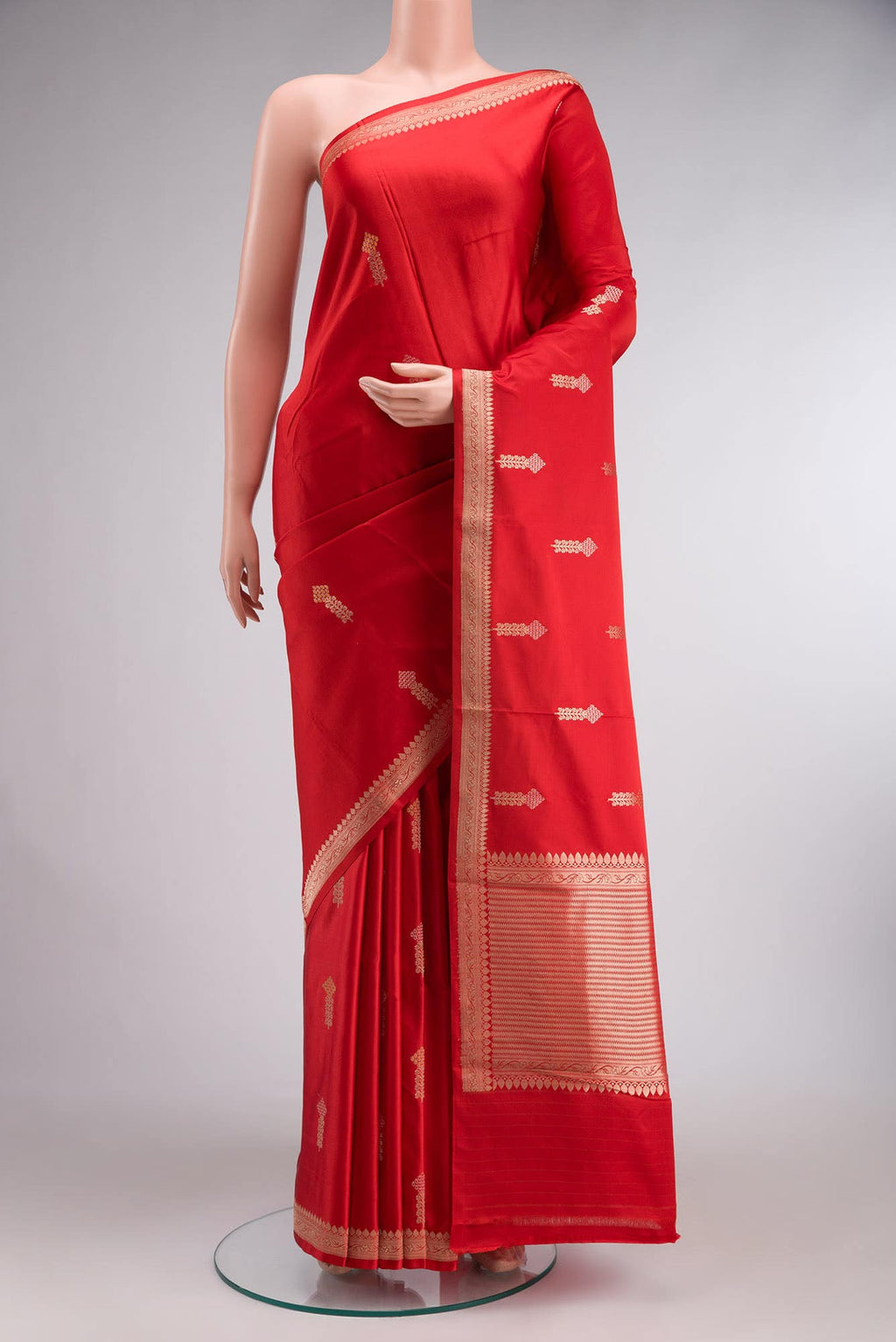 Red Banarasi Silk Saree
