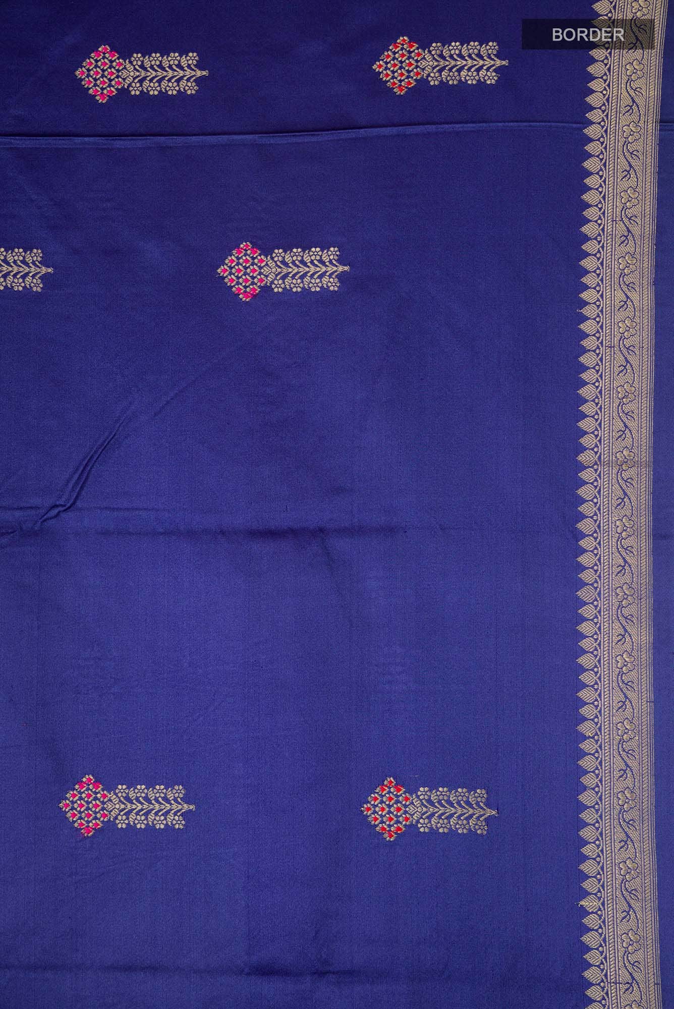 Blue Banarasi Silk Saree