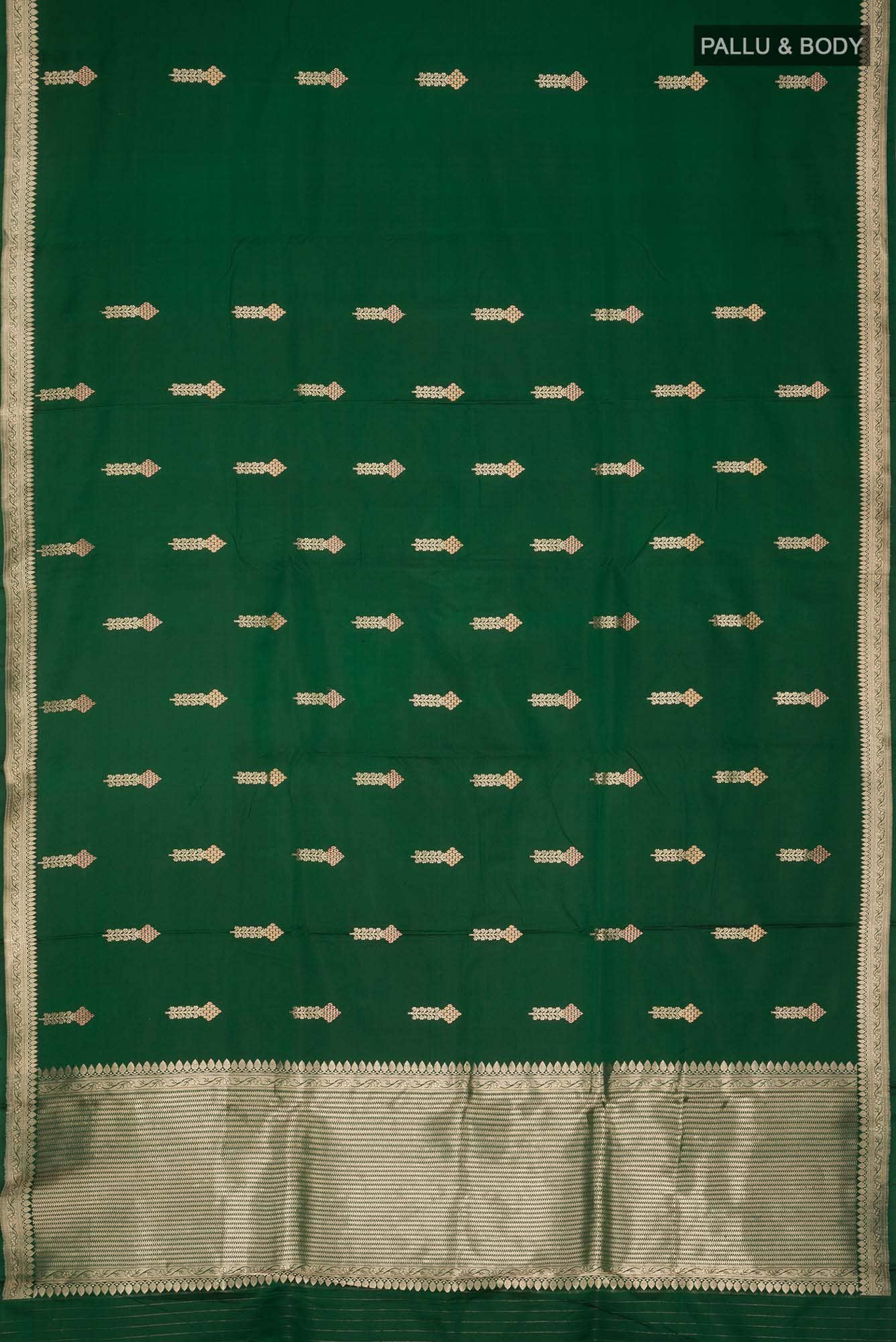 Green Banarasi Silk Saree
