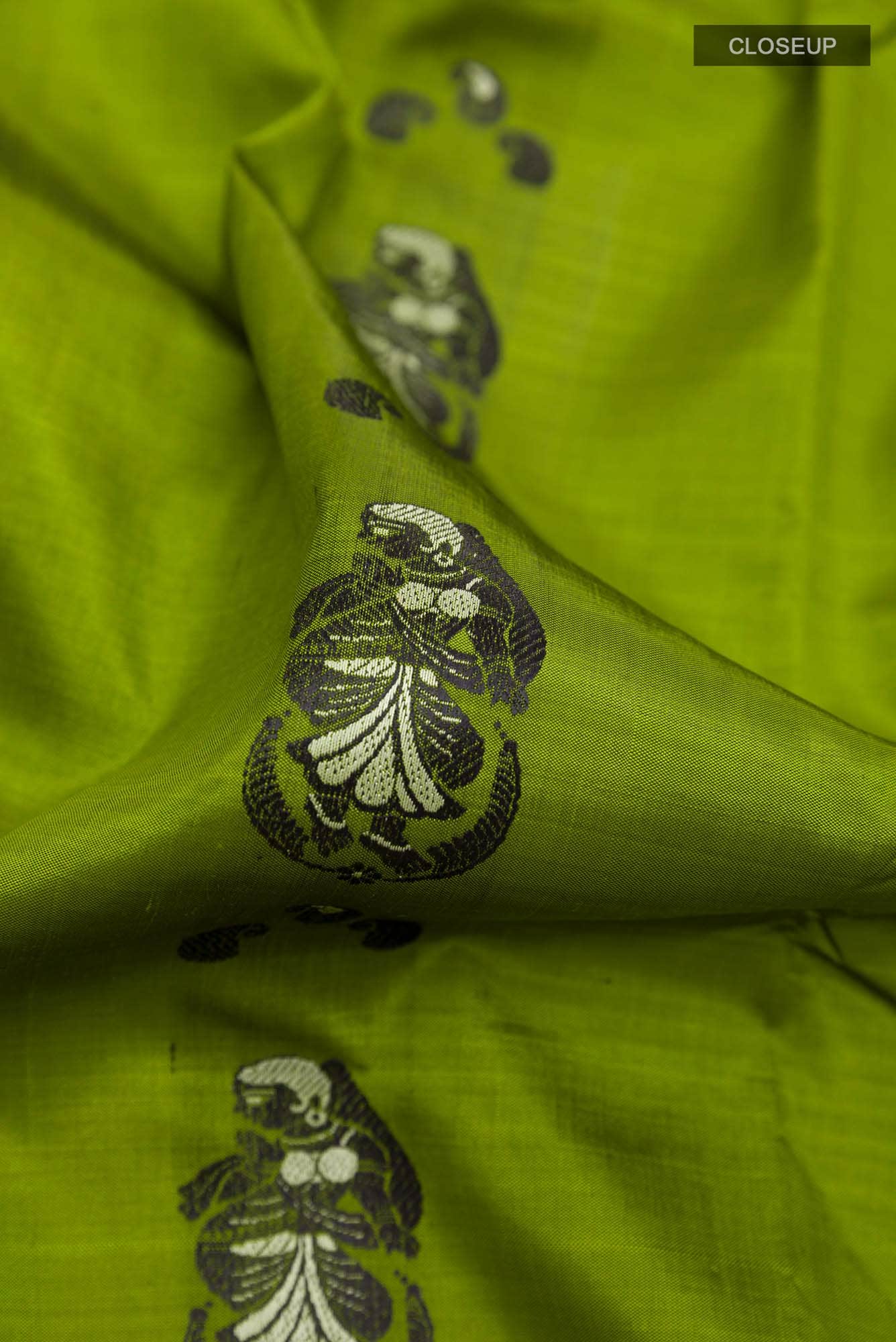 Green Baluchari Silk Saree