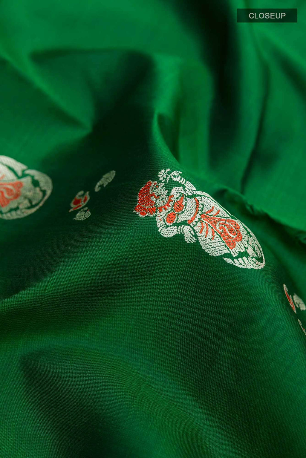 Green Baluchari Silk Saree
