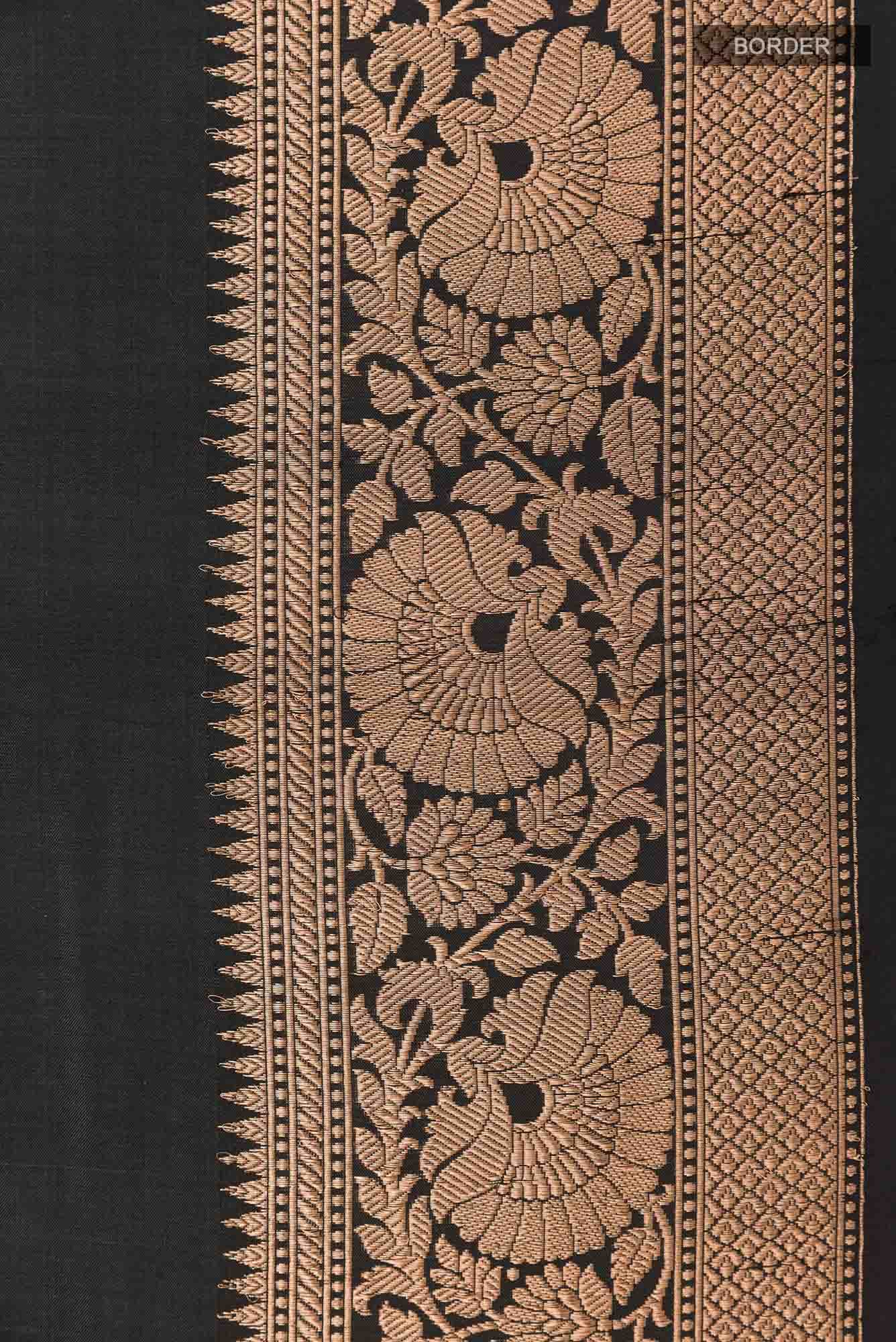 Black Soft Silk Saree