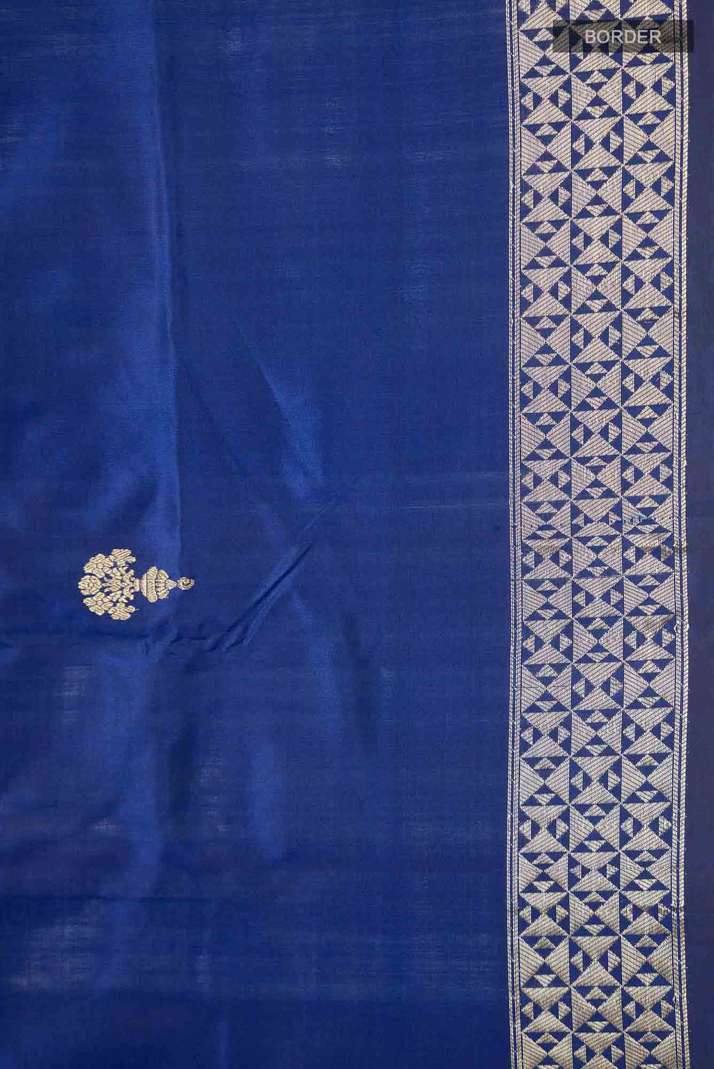 Blue Banarasi Katan Silk Saree
