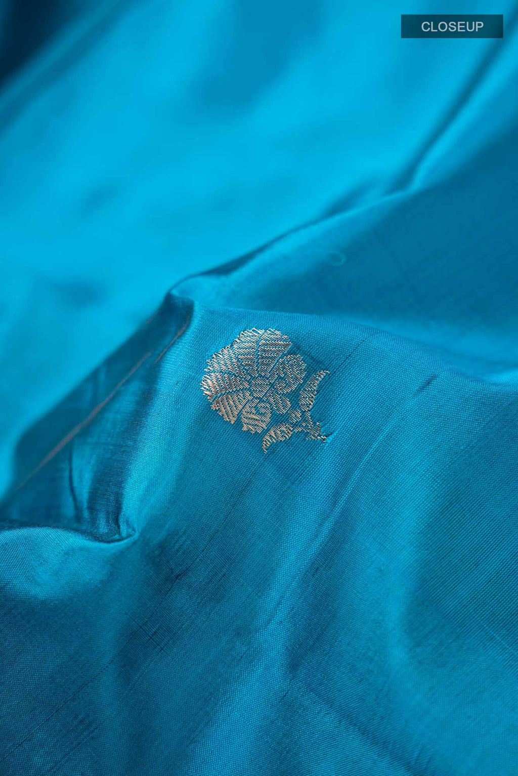 Blue Banarasi Katan Silk Saree
