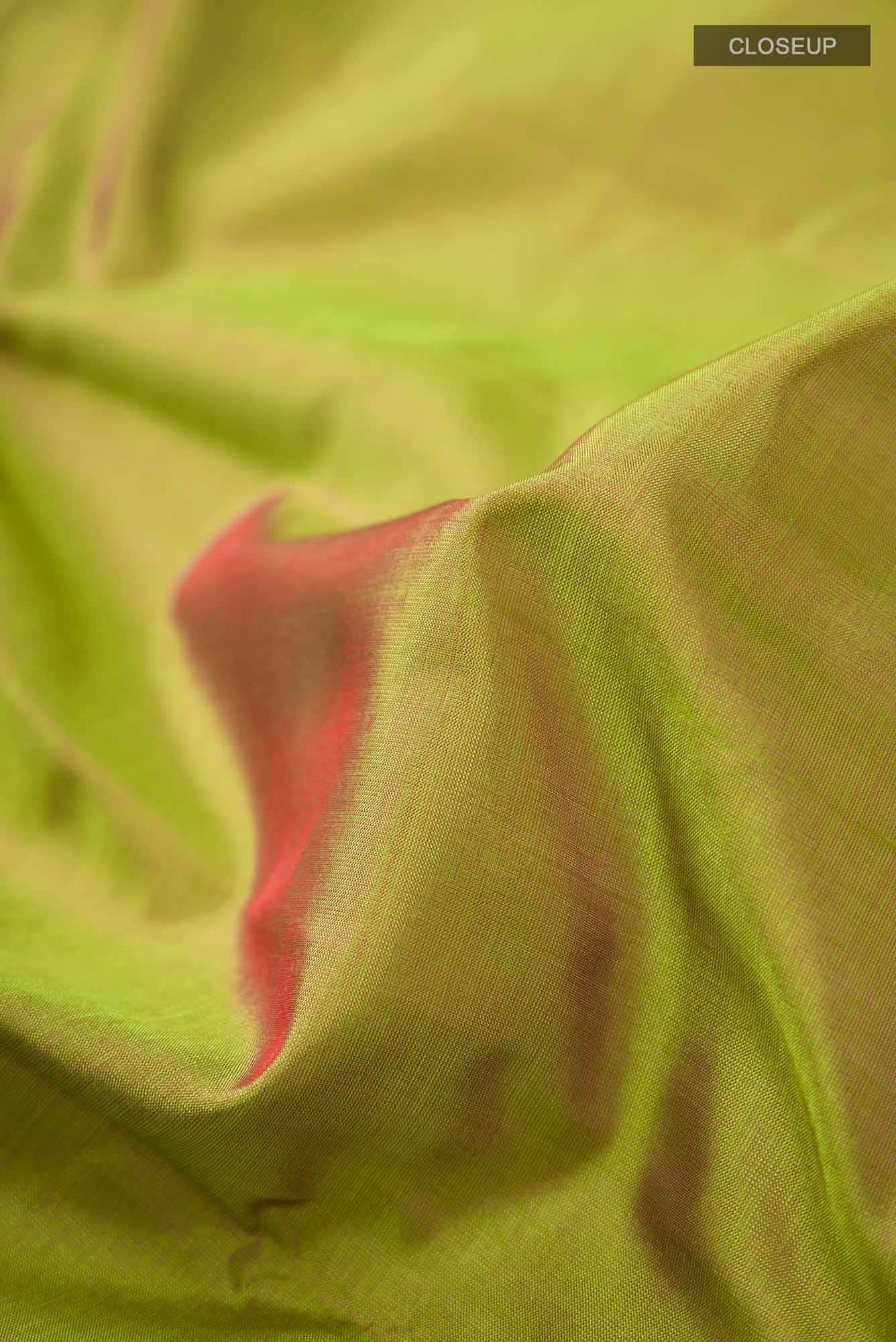 Green Banarasi Katan Silk Saree