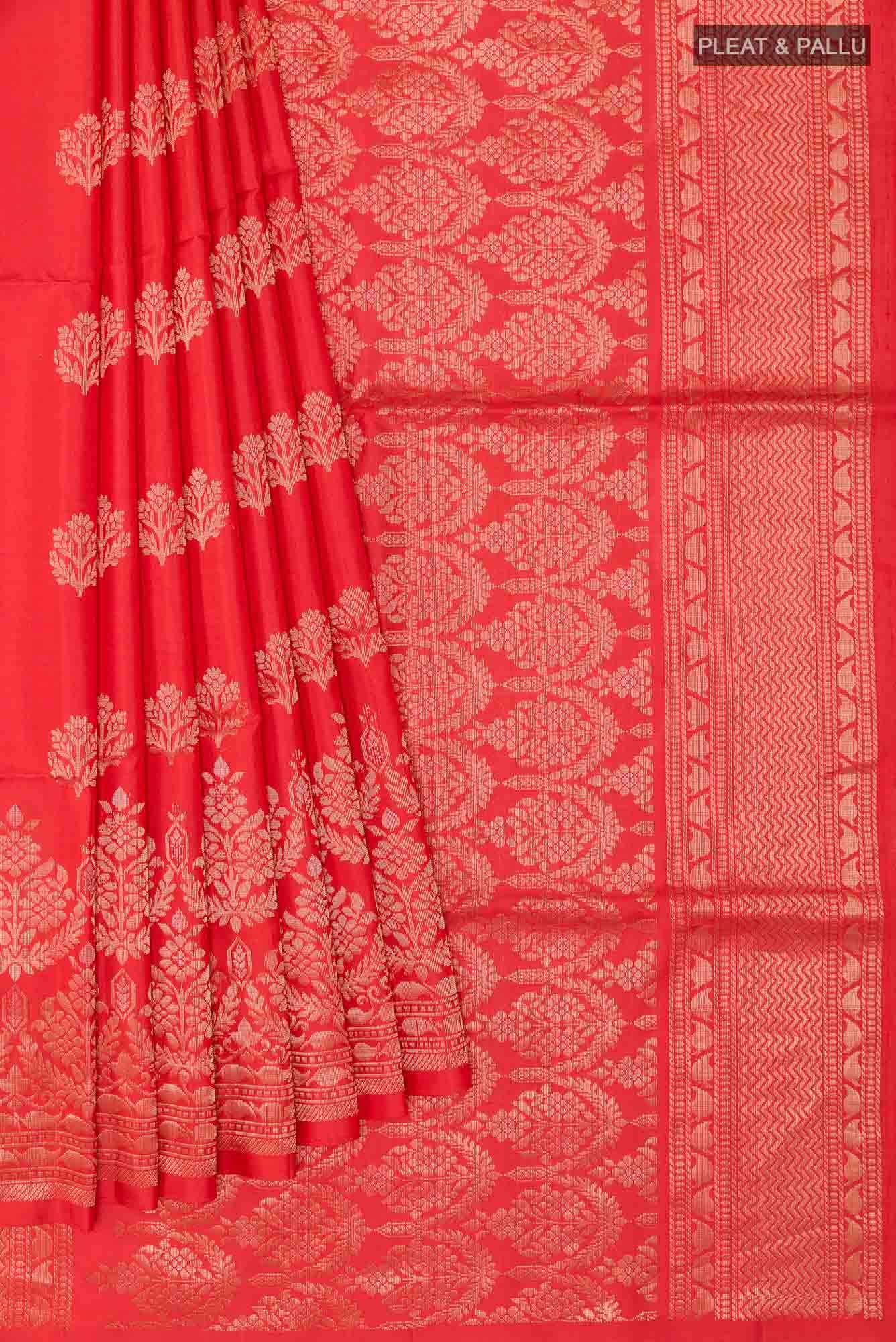 Red Soft Silk Saree