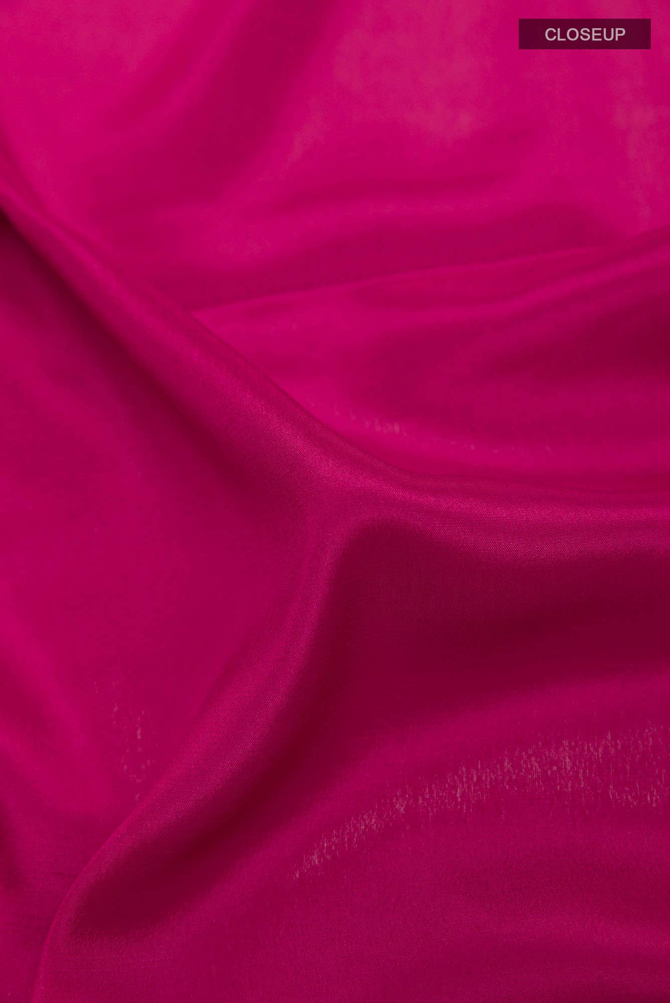 Dark Pink Crepe Saree