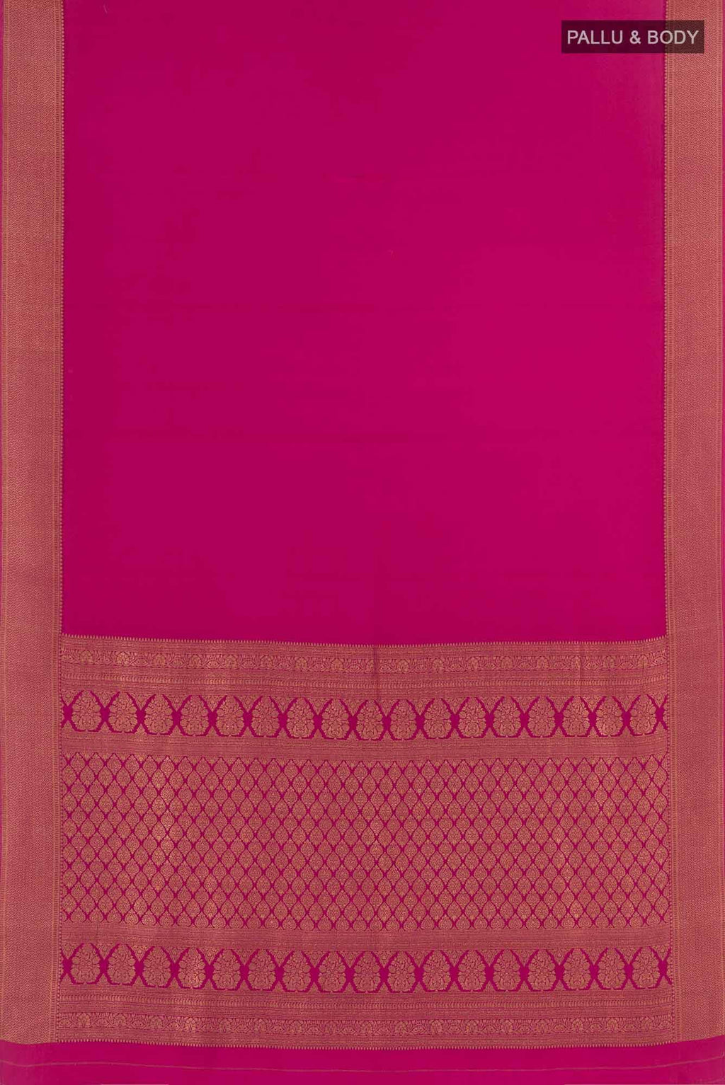 Dark Pink Crepe Saree