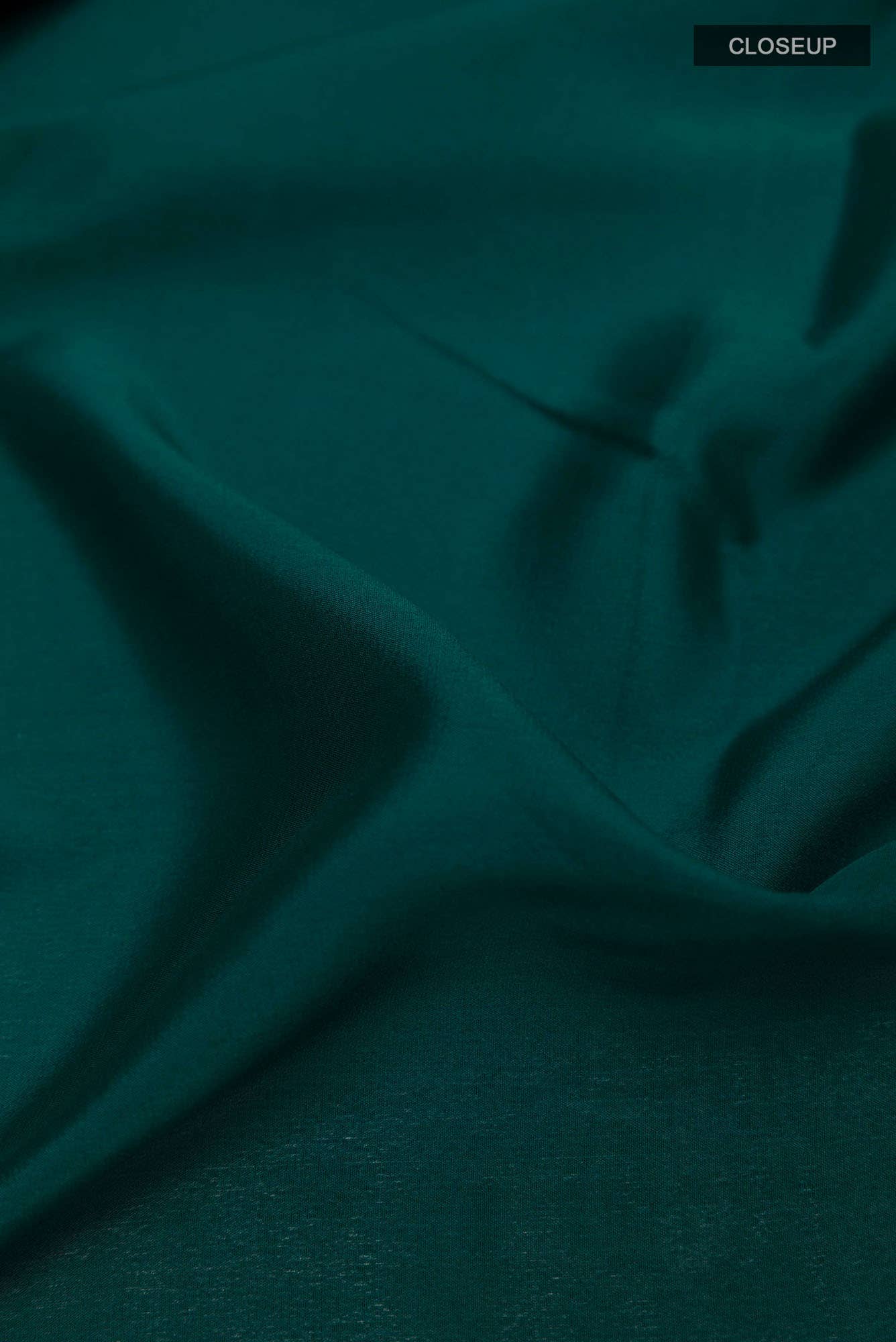 Green Crepe Saree