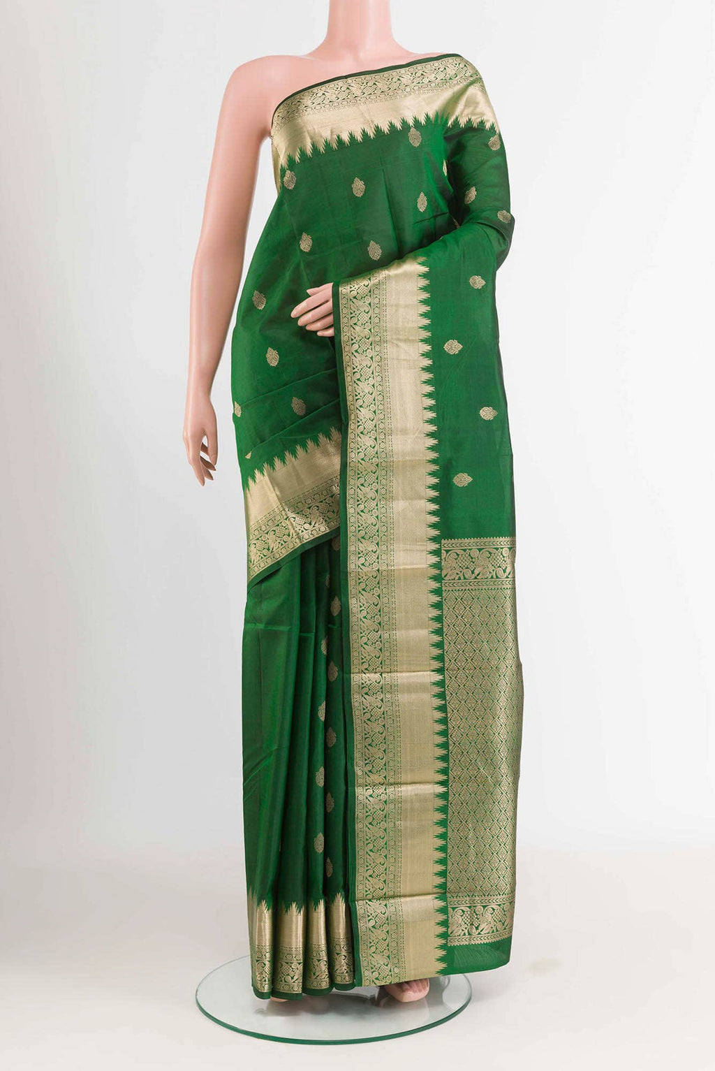 Green Kanchipuram Silk Saree