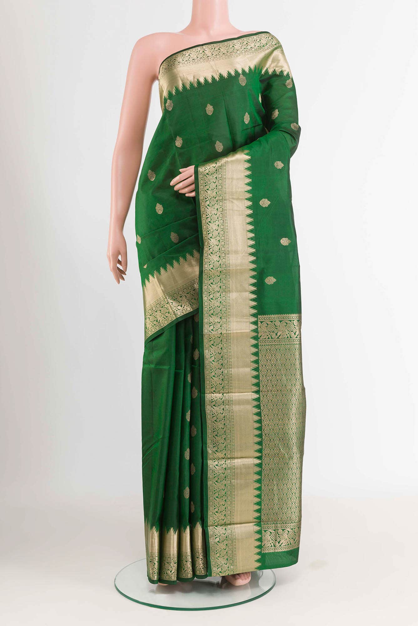 Green Kanchipuram Silk Saree