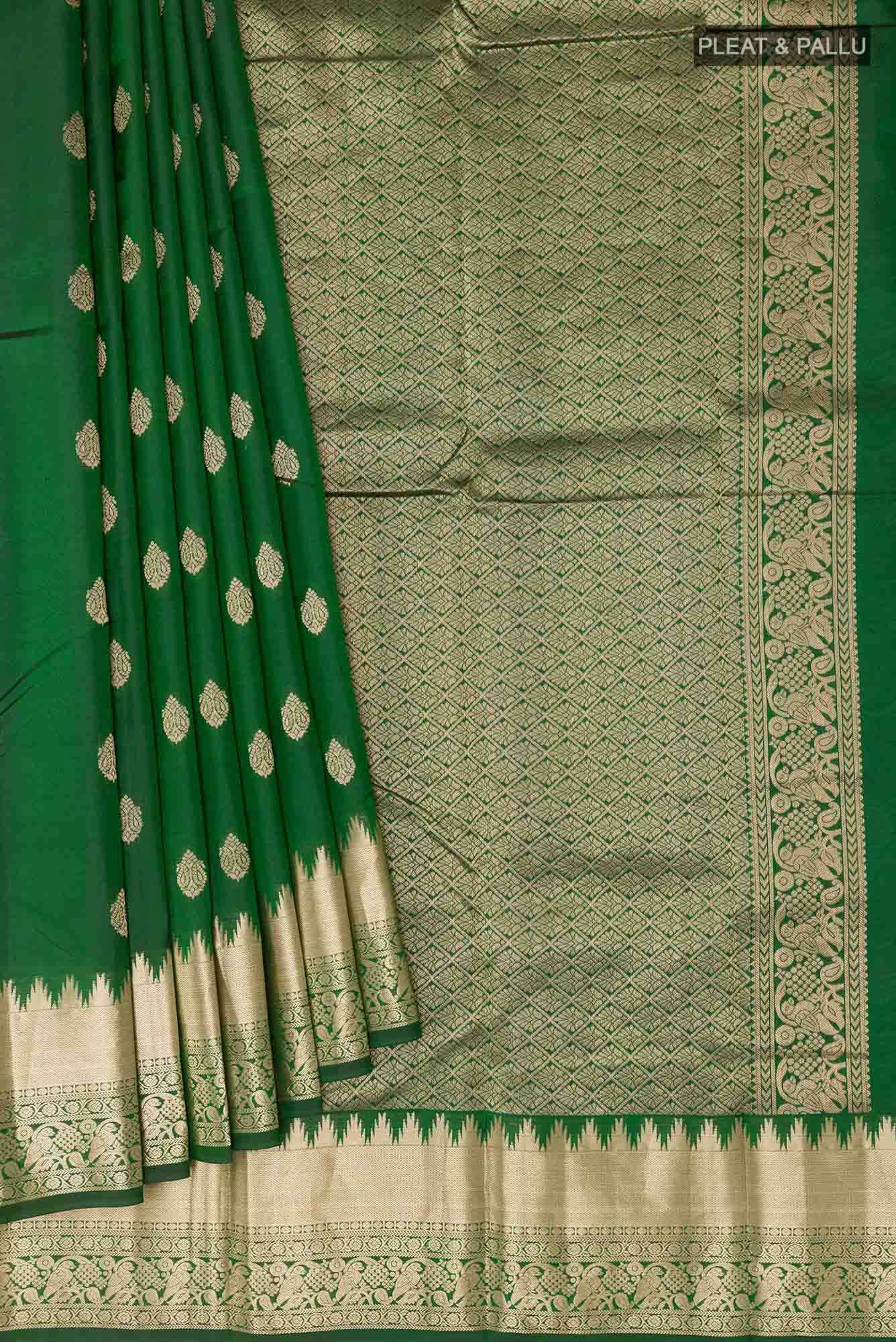 Green Kanchipuram Silk Saree