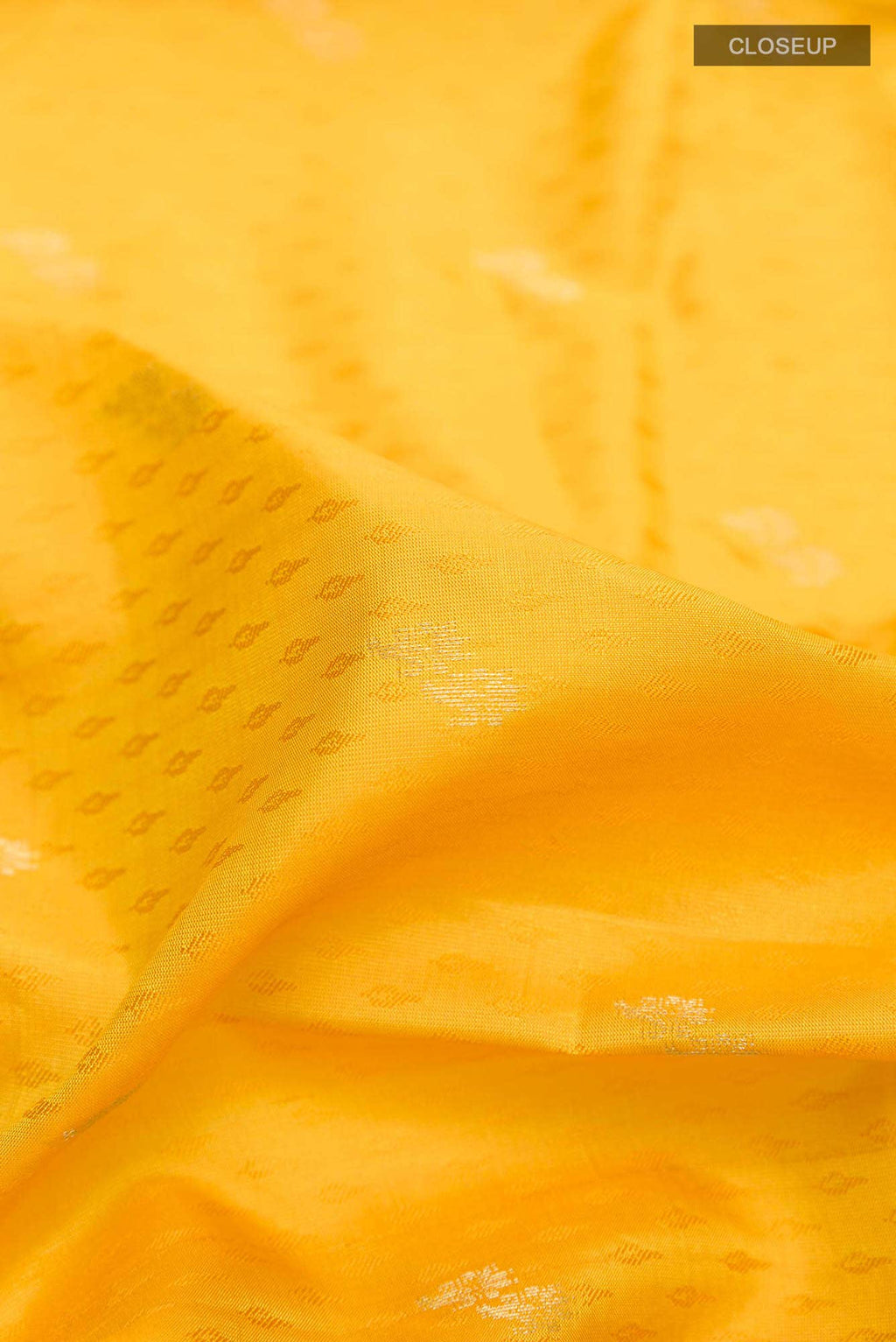 Mustard Kanchipuram Silk Saree