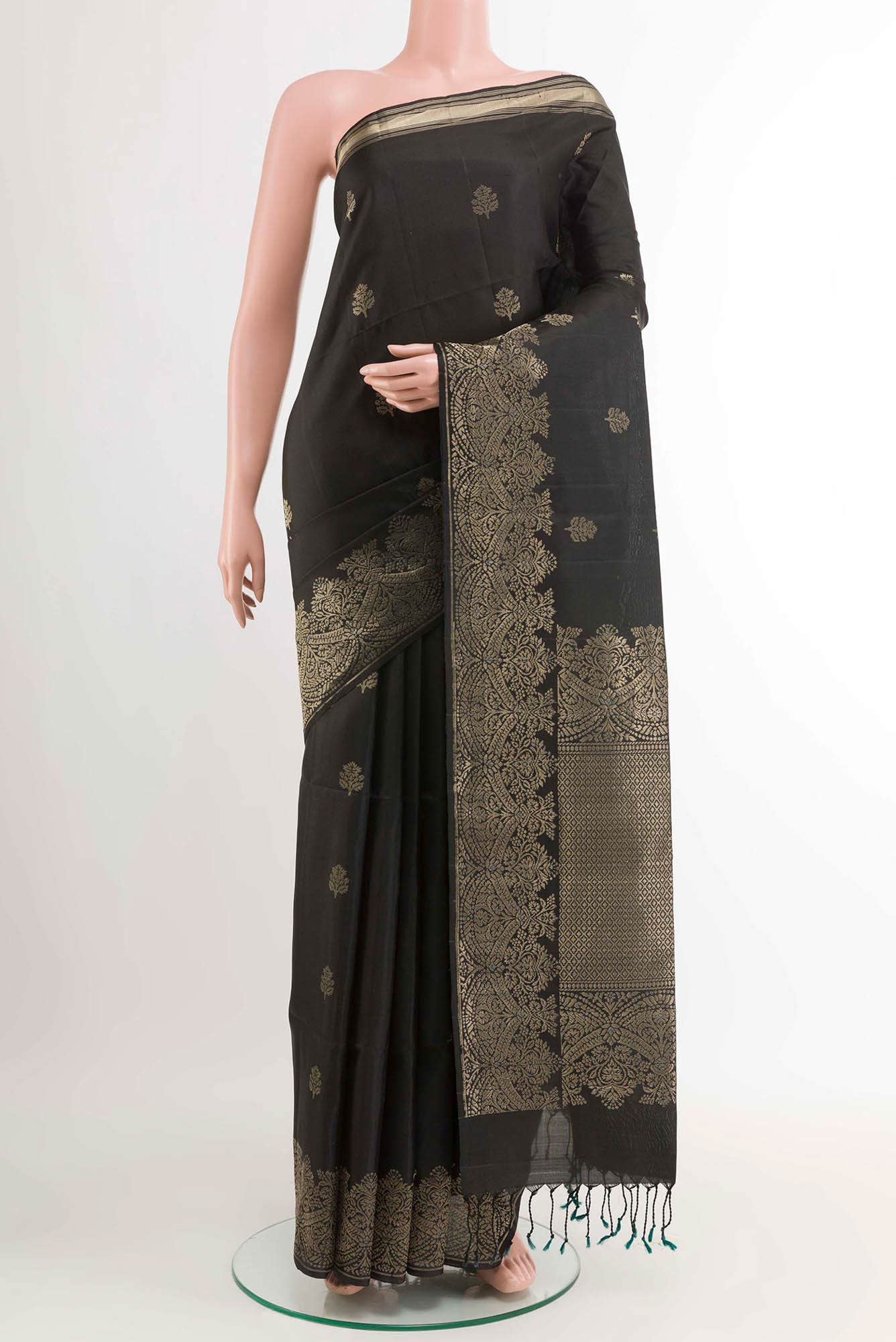 Black Soft Silk Saree
