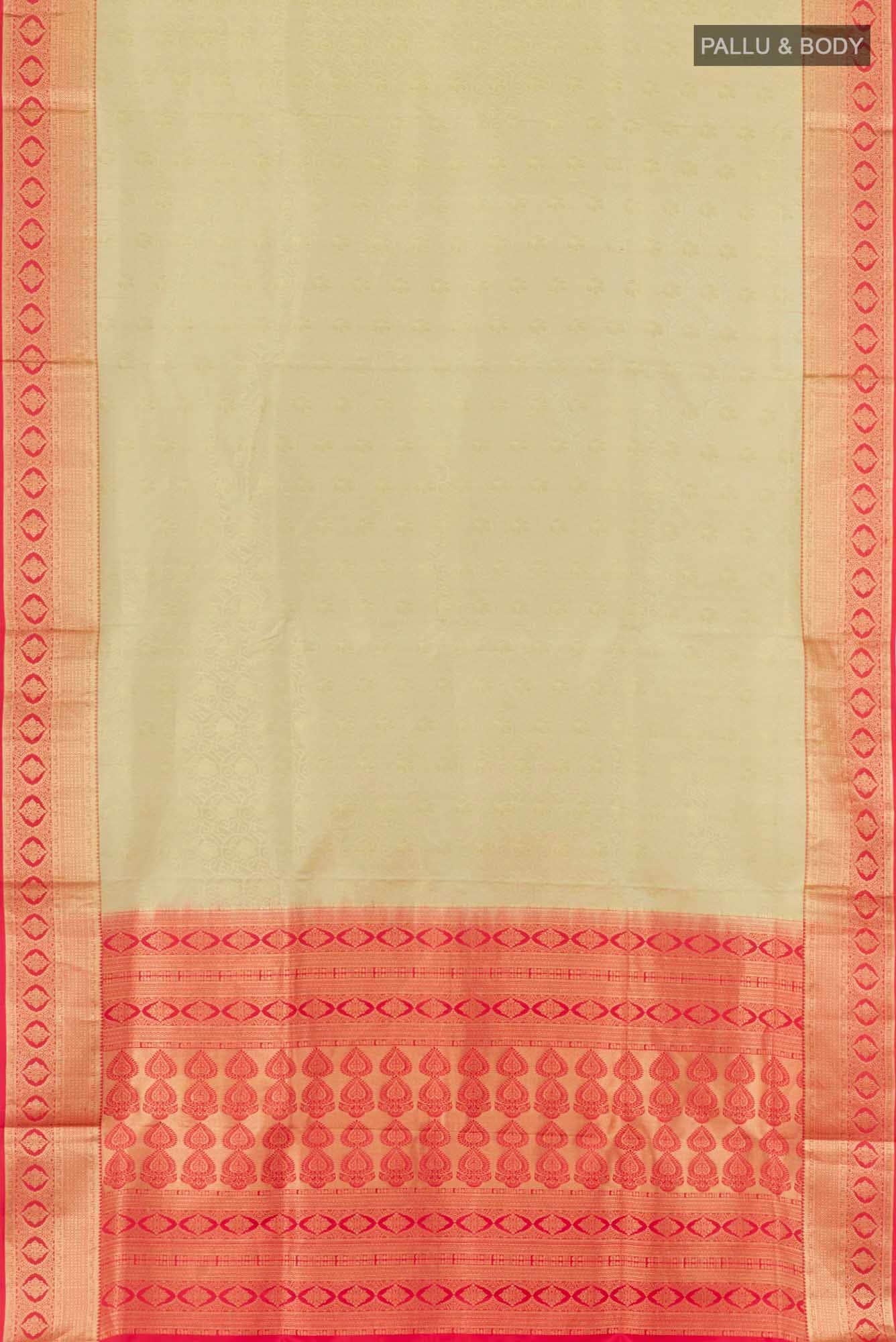 Beige Soft Silk Saree