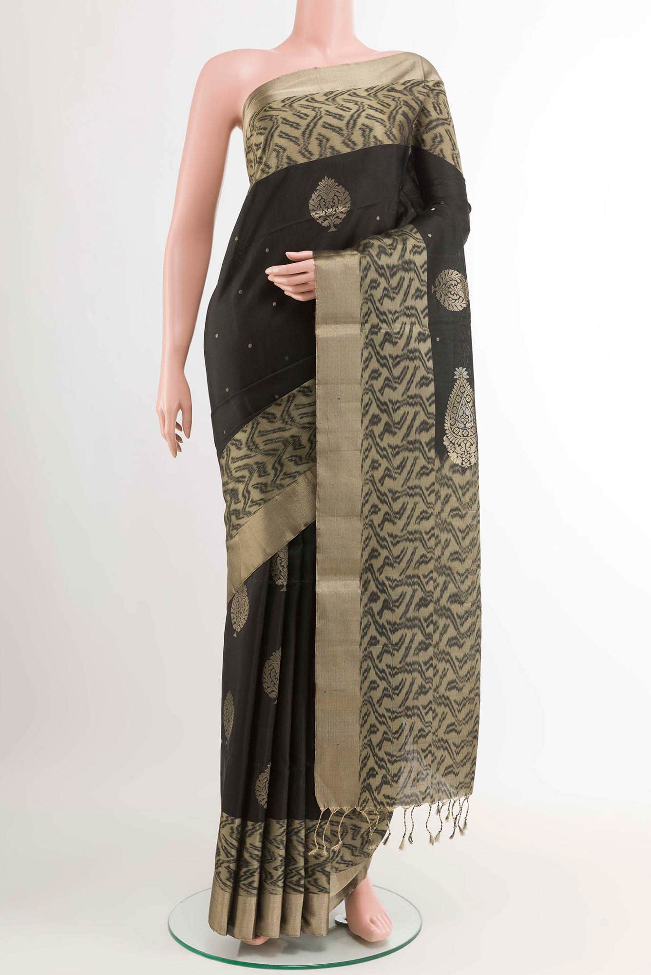 Black Soft Silk Saree
