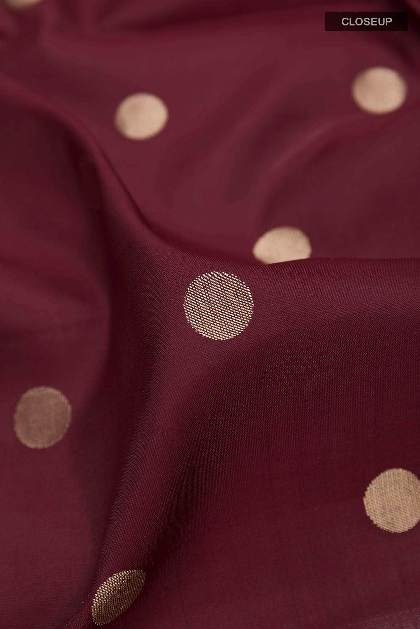 Maroon Soft Silk Saree