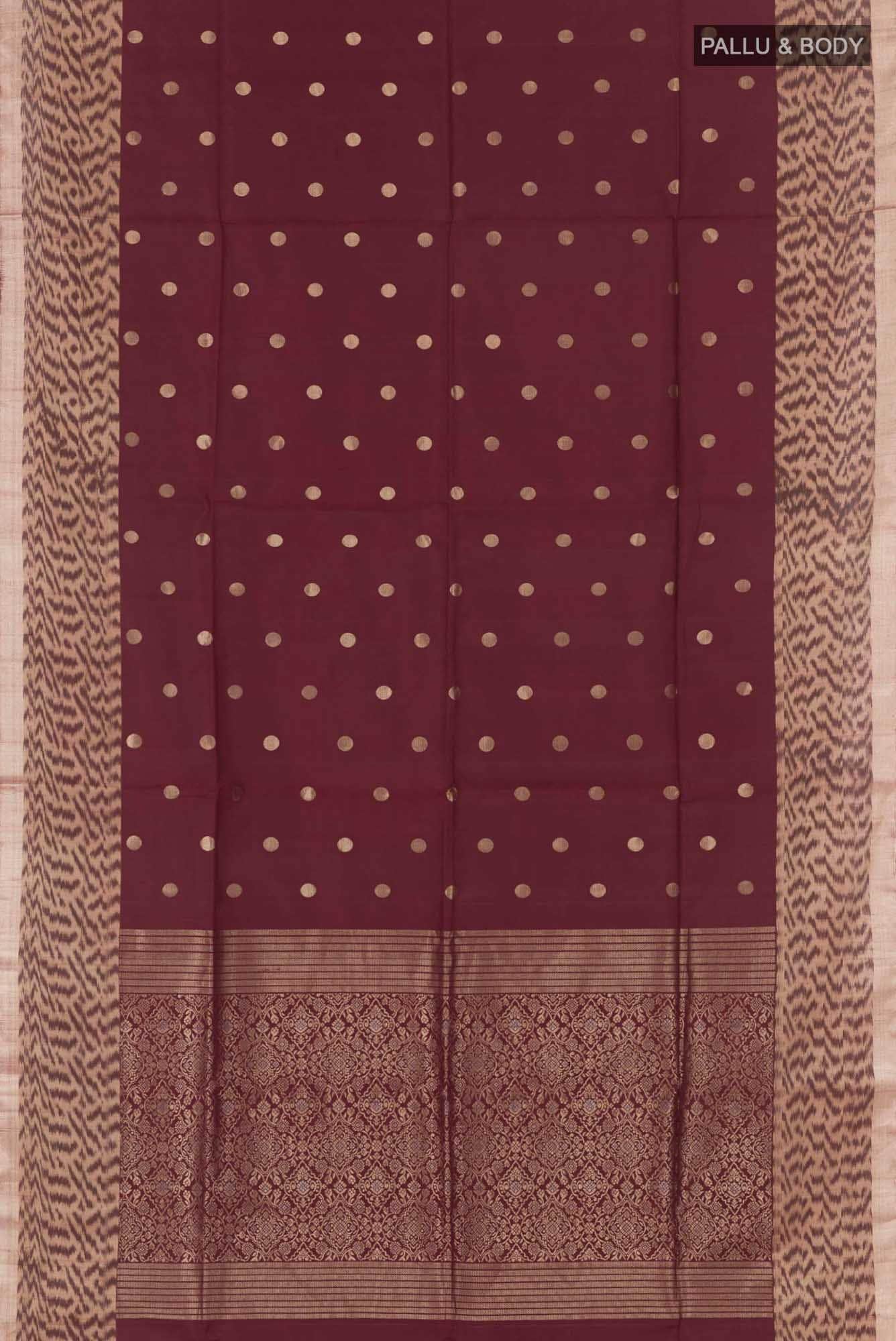 Maroon Soft Silk Saree