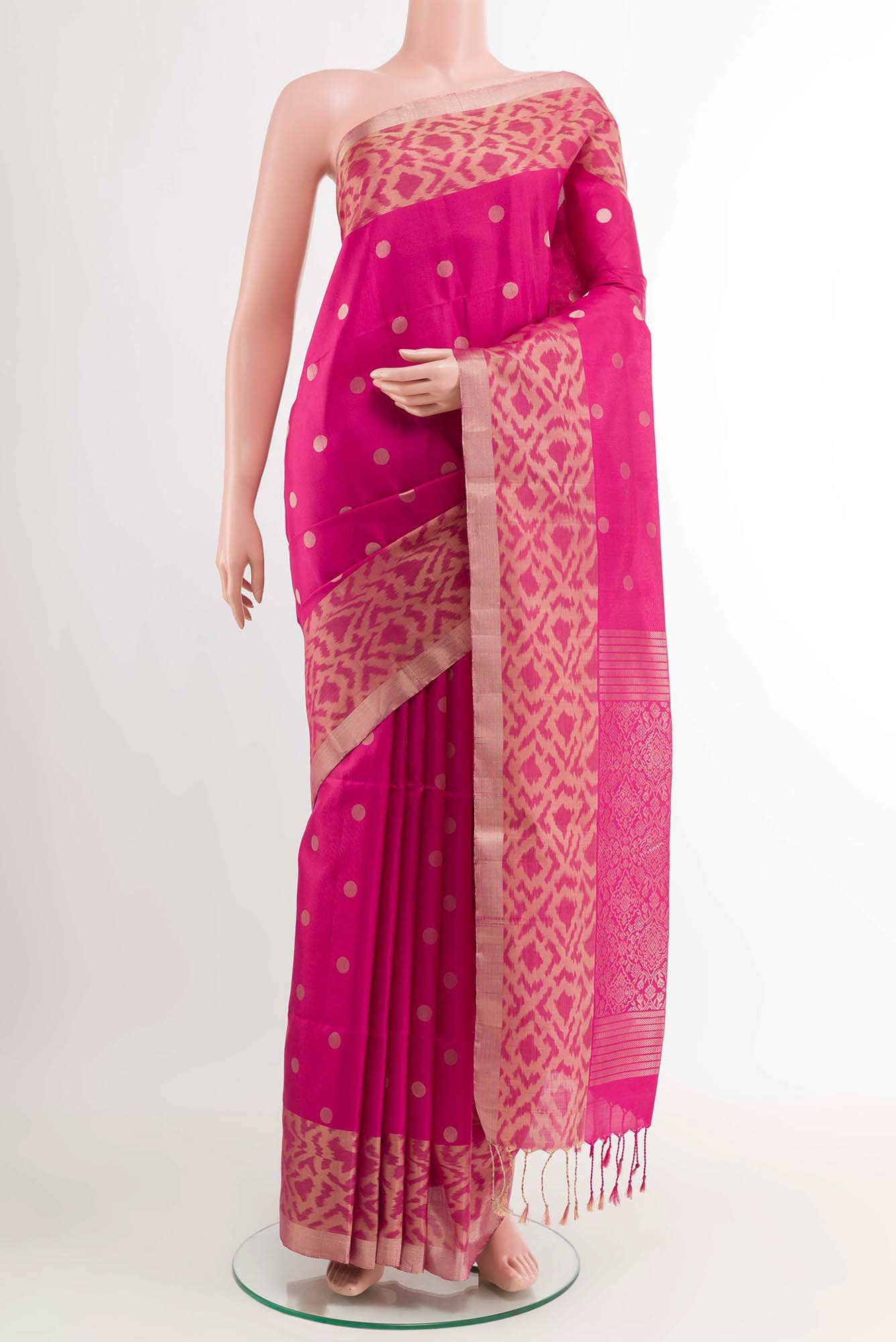 Pink Soft Silk Saree