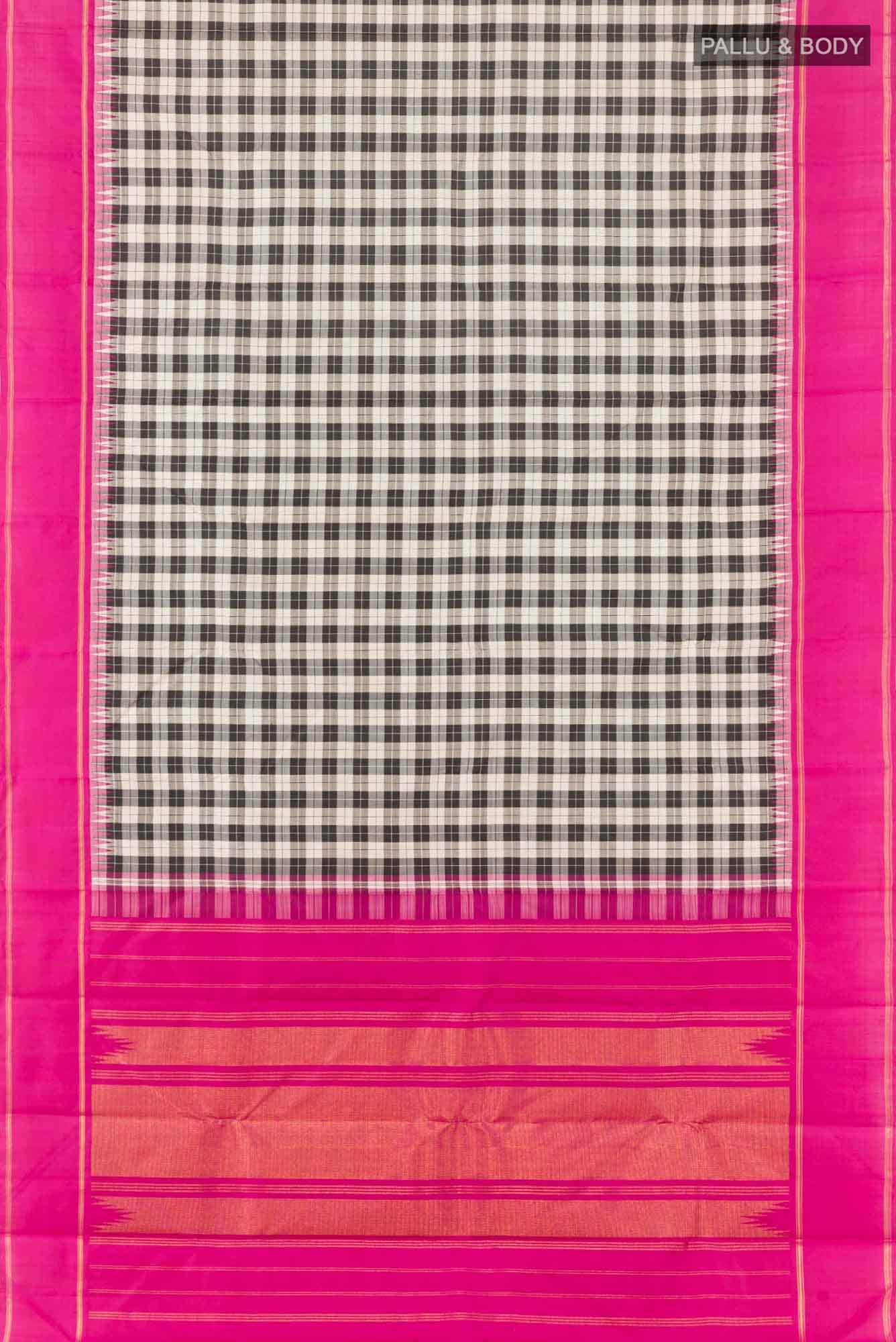 Black Kanchipuram Silk Saree