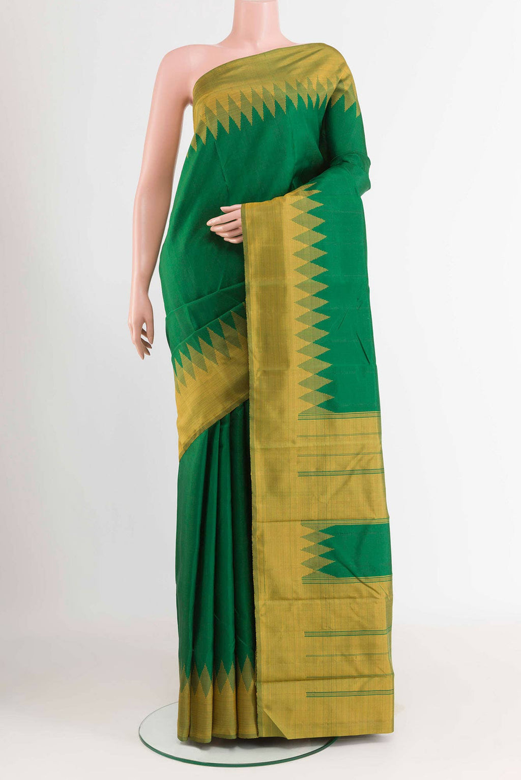 Green Kanchipuram Silk Saree