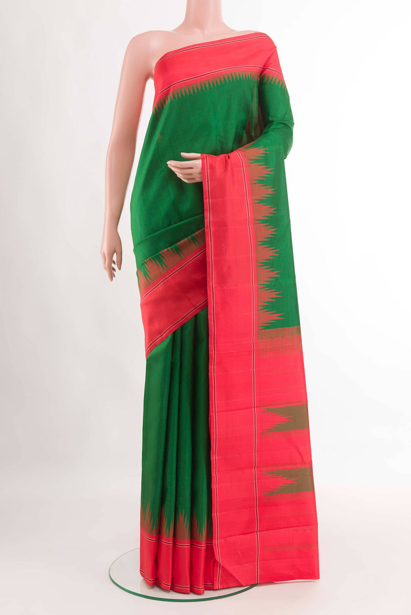 Green Kanchipuram Silk Saree