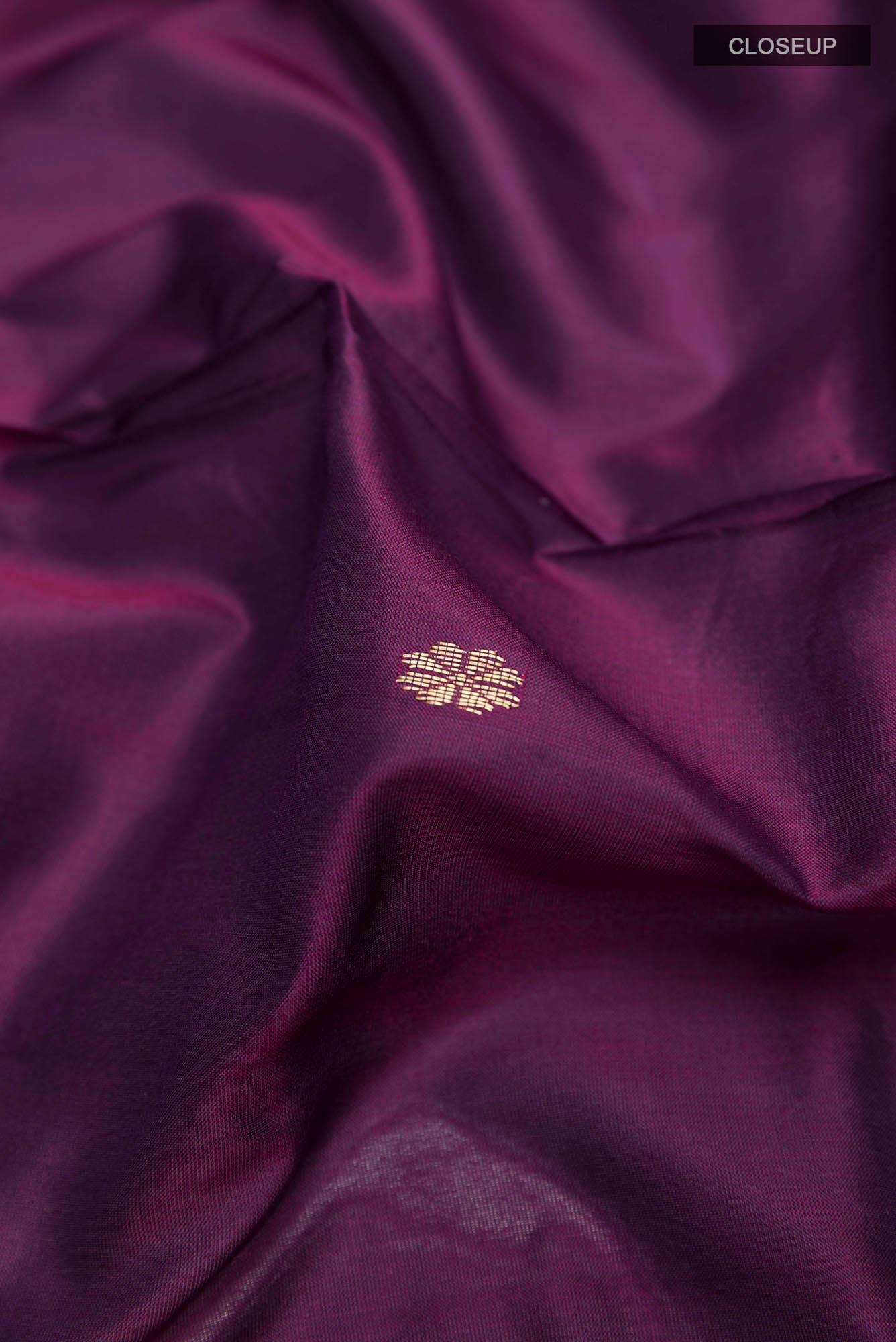 Purple Maheshwari Silk Saree