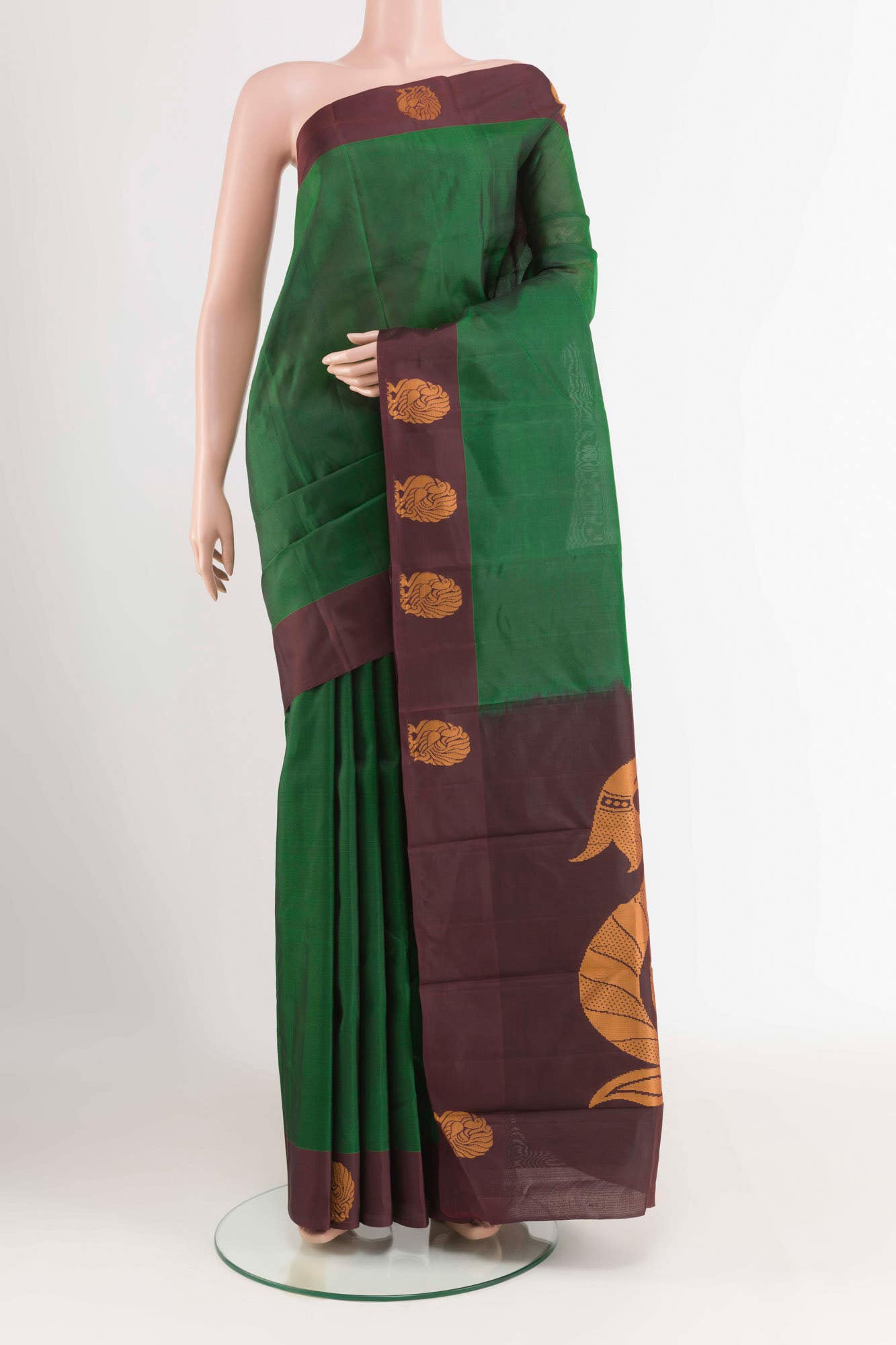 Green Kanchipuram Silk Saree