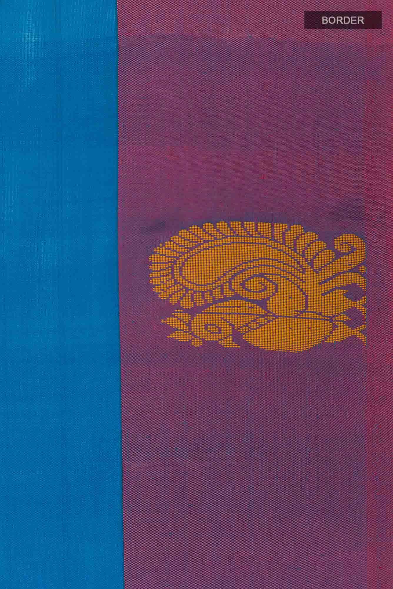 Blue Kanchipuram Silk Saree