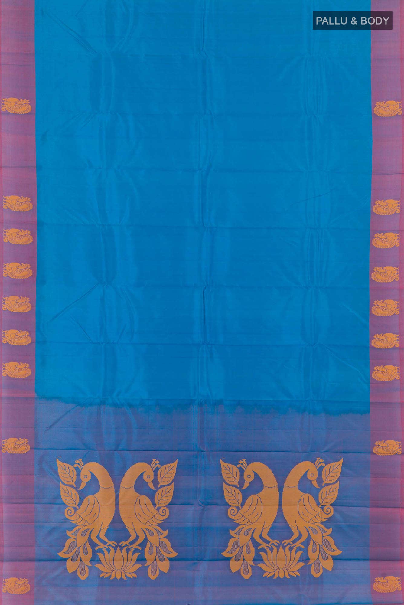 Blue Kanchipuram Silk Saree