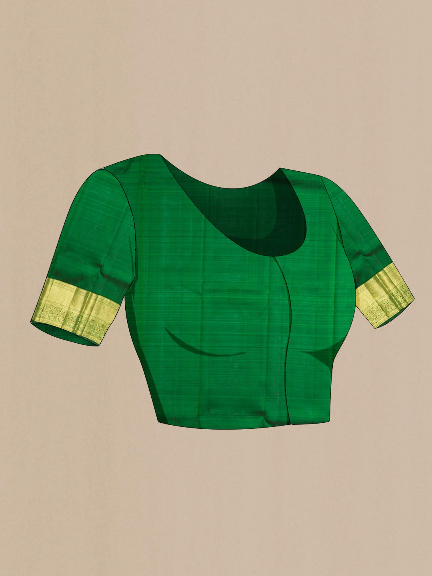Green Kanchipuram Silk Saree