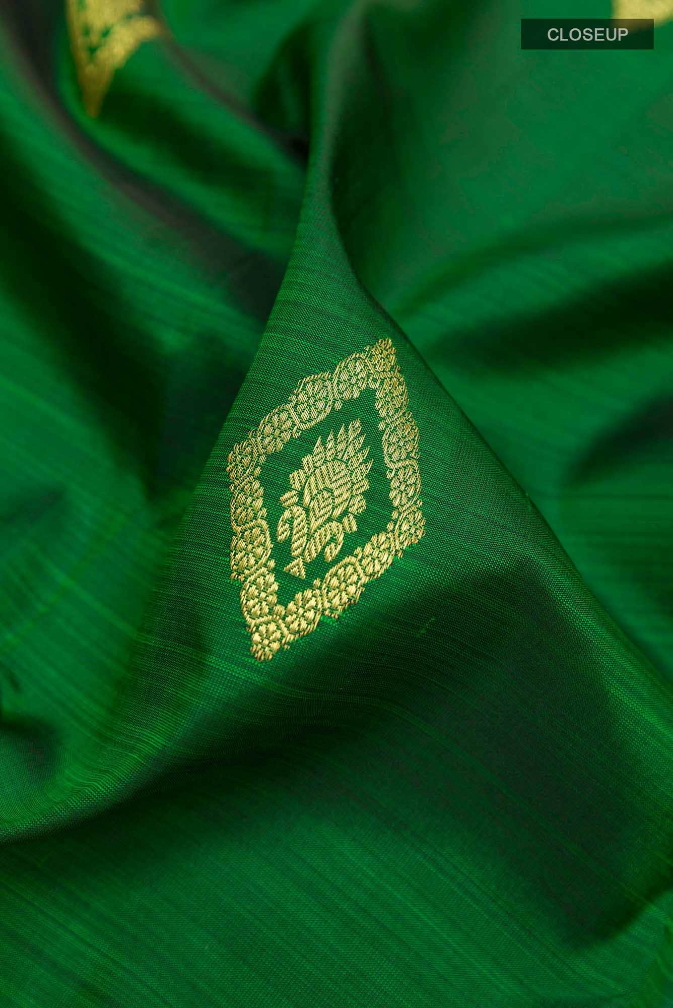 Green Kanchipuram Silk Saree
