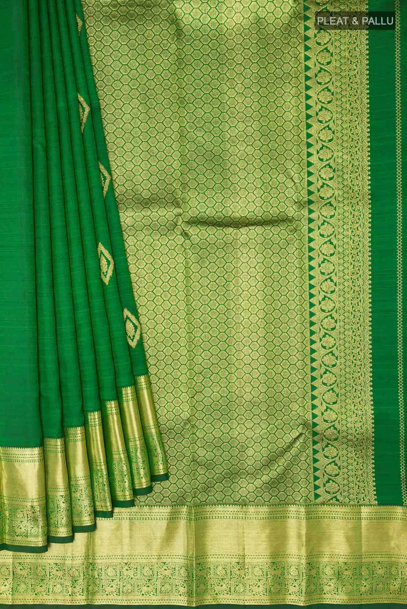 Green Kanchipuram Silk Saree