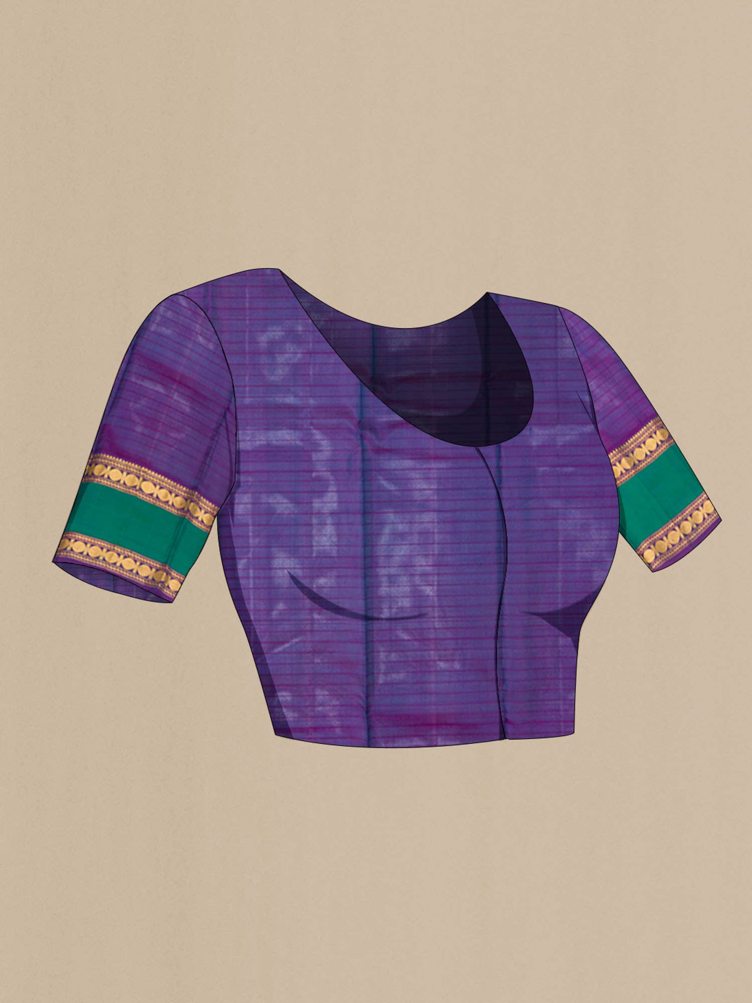 Blue Kanchipuram Silk Saree