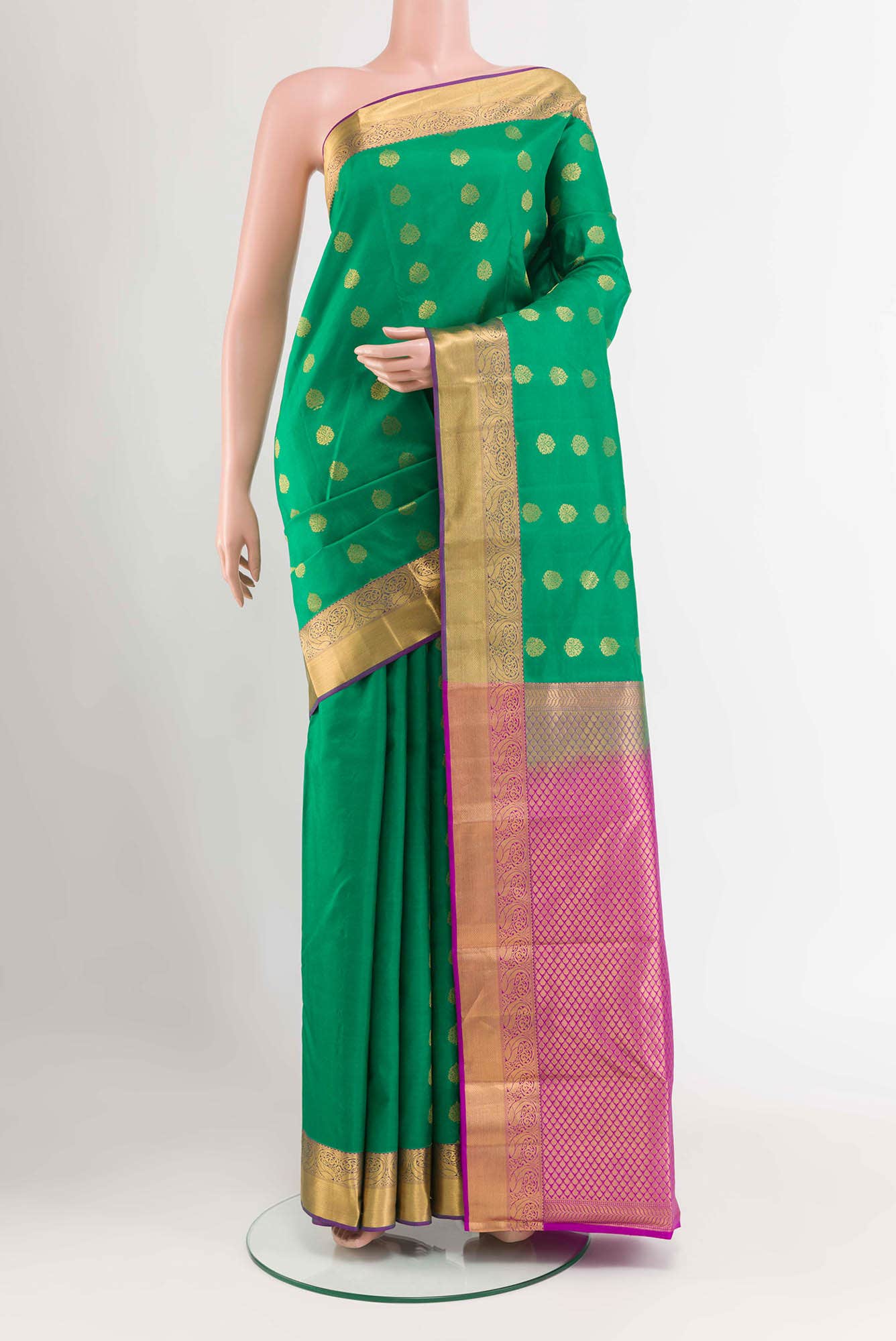 Green Kanchipuram Silk Saree