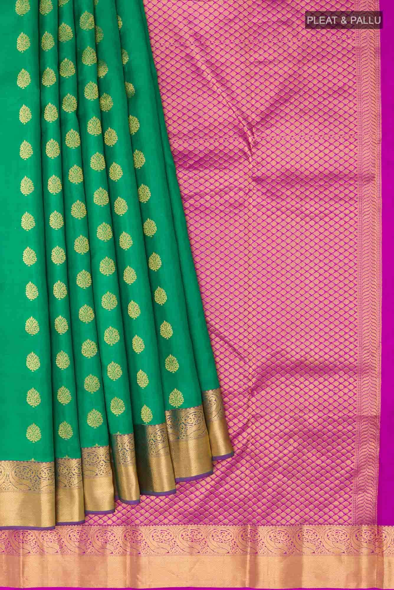 Green Kanchipuram Silk Saree