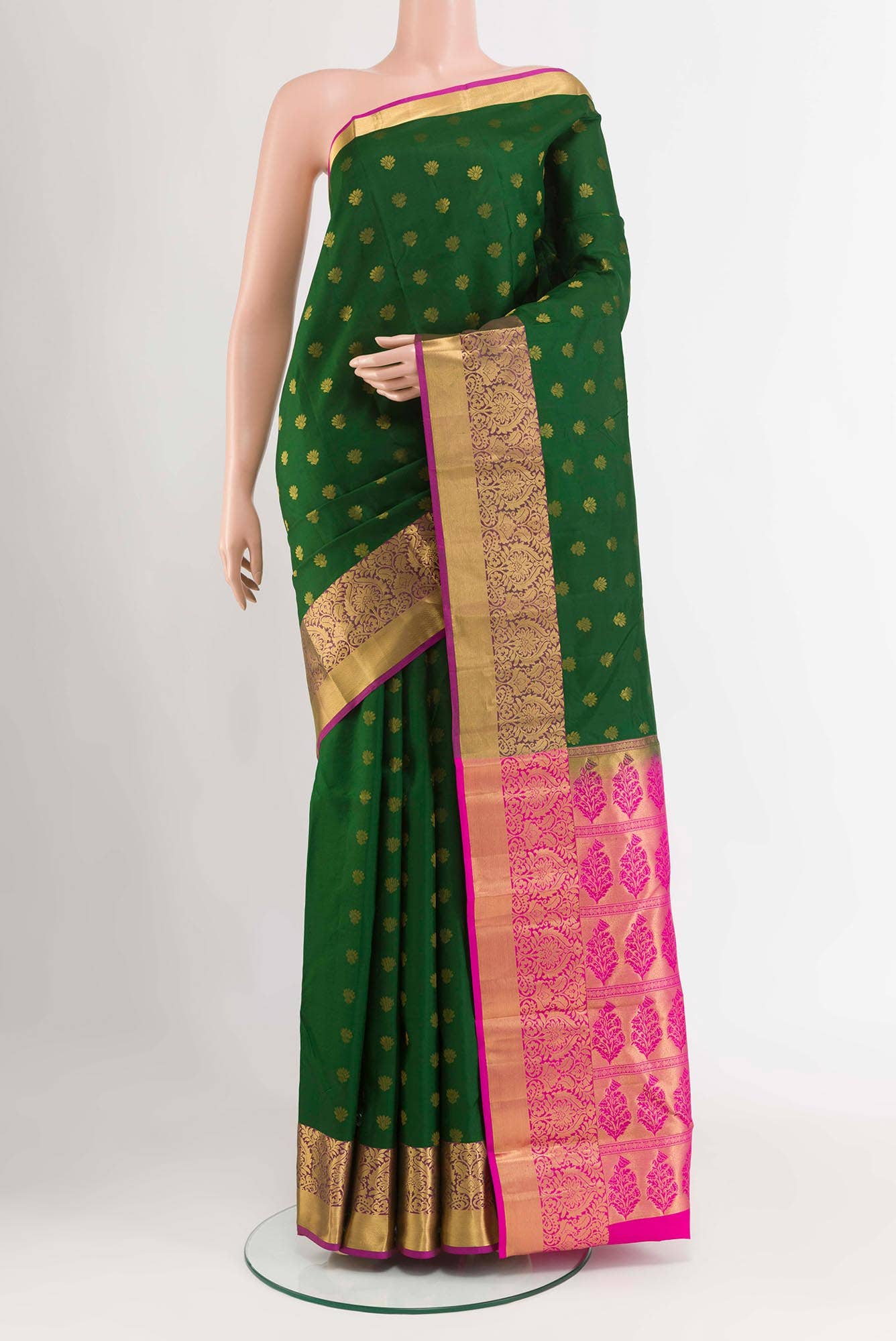 Green Kanchipuram Silk Saree