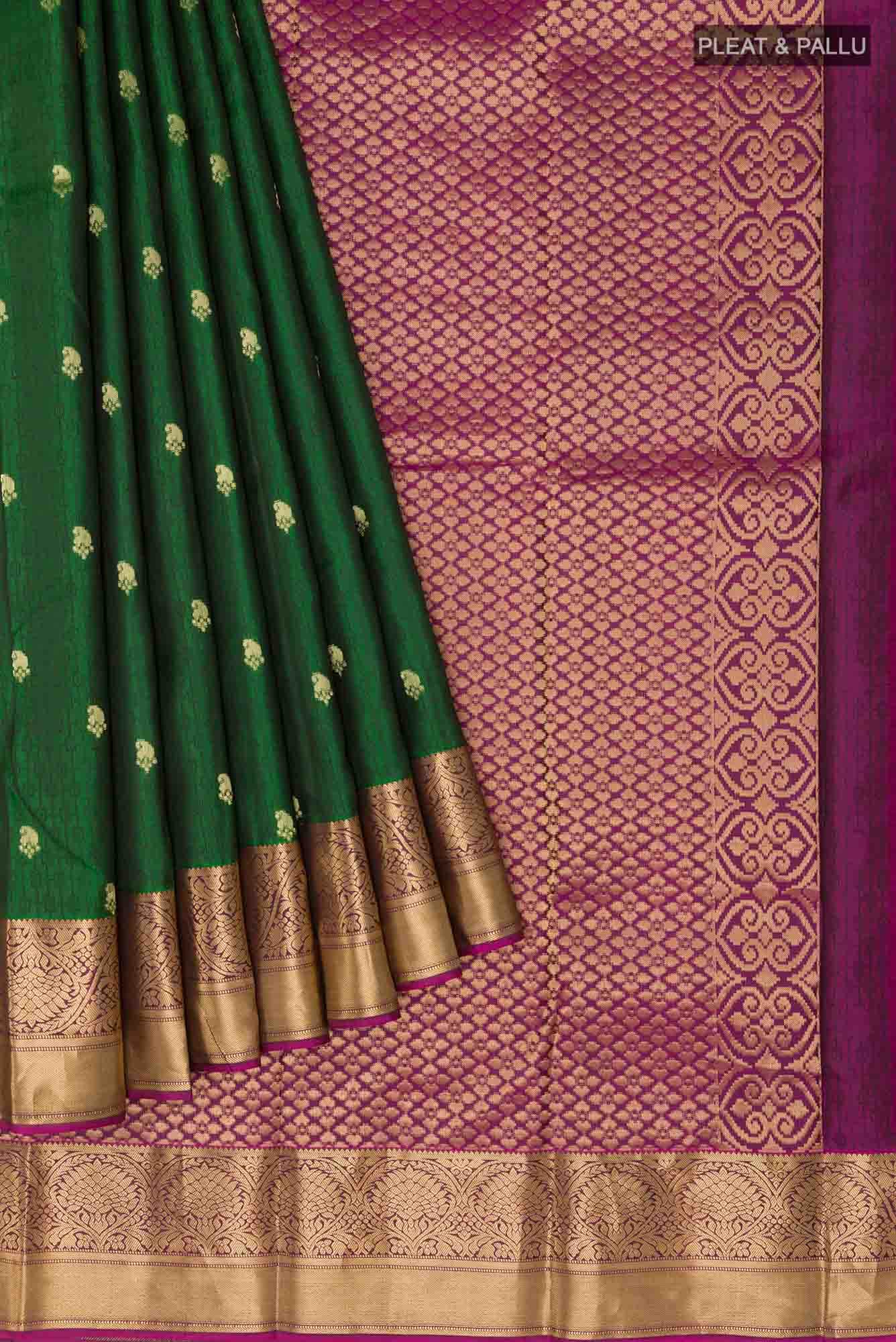 Green Kanchipuram Silk Saree
