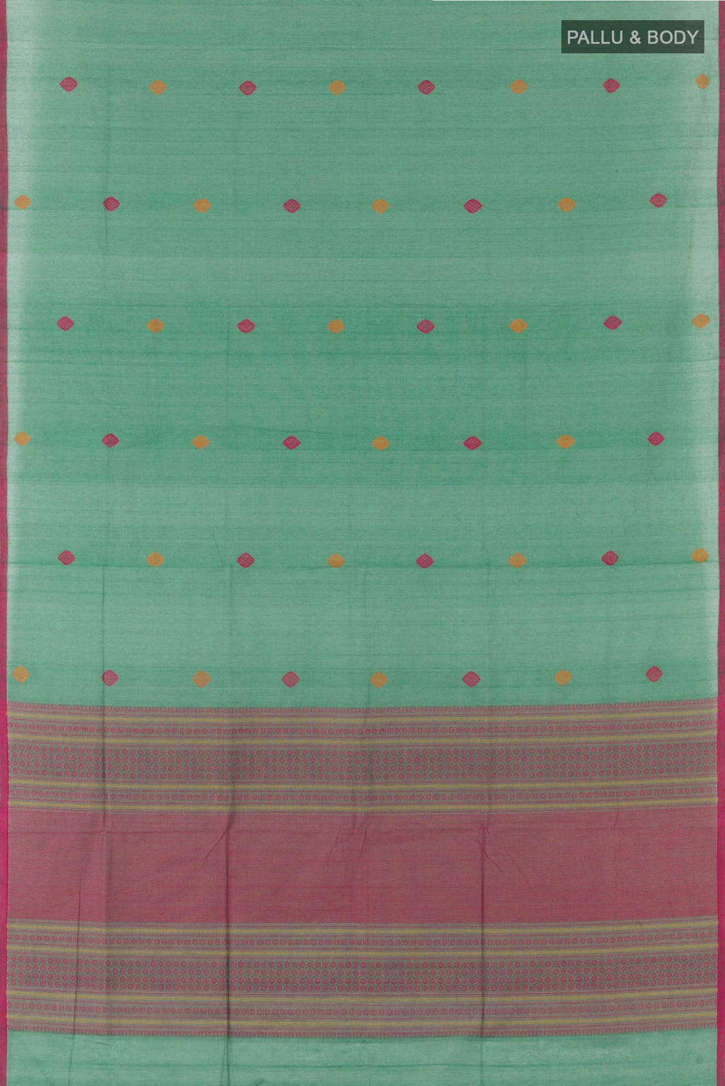 Green Coimbatore Cotton Saree