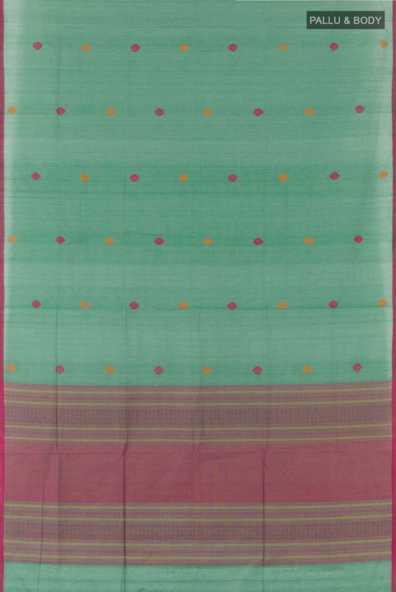 Green Coimbatore Cotton Saree
