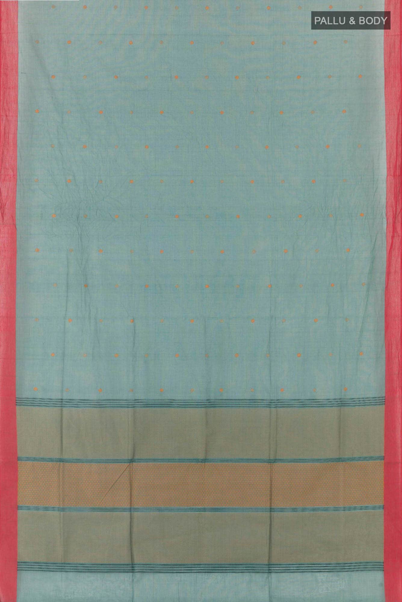 Green Coimbatore Cotton Saree