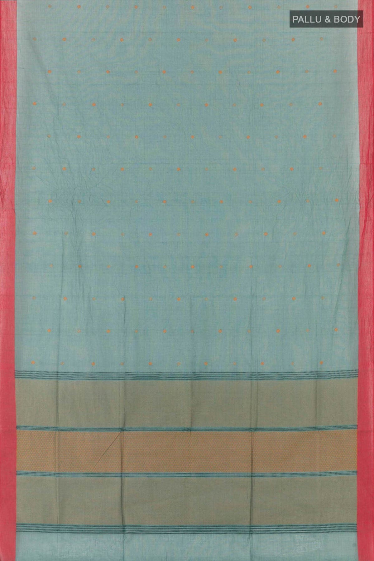 Green Coimbatore Cotton Saree