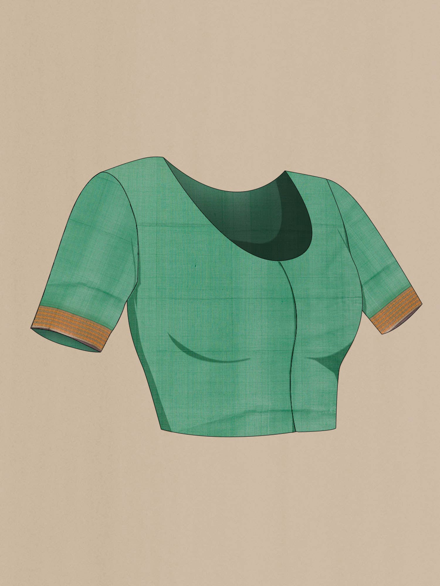 Green Coimbatore Cotton Saree
