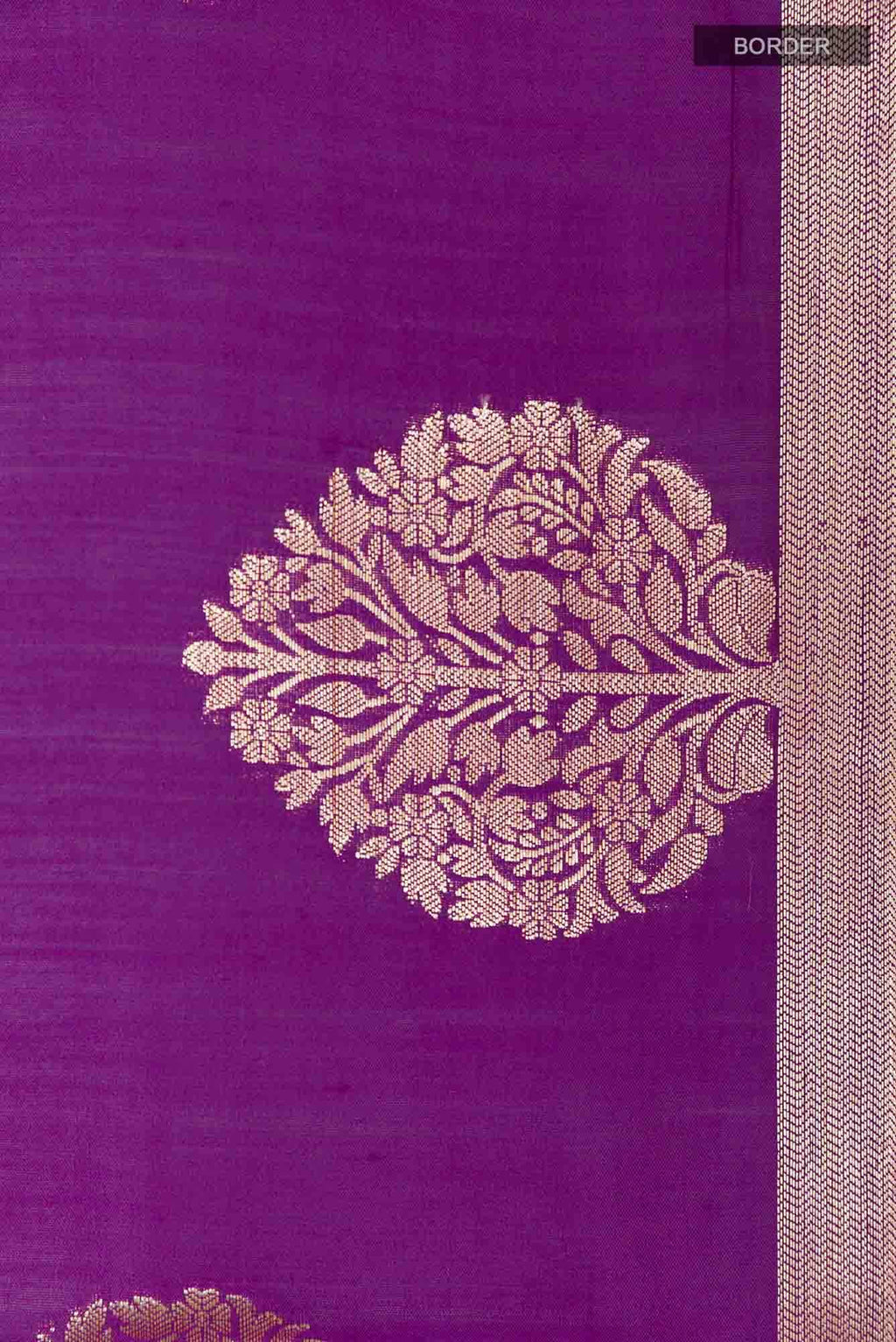 Purple Tussar Saree