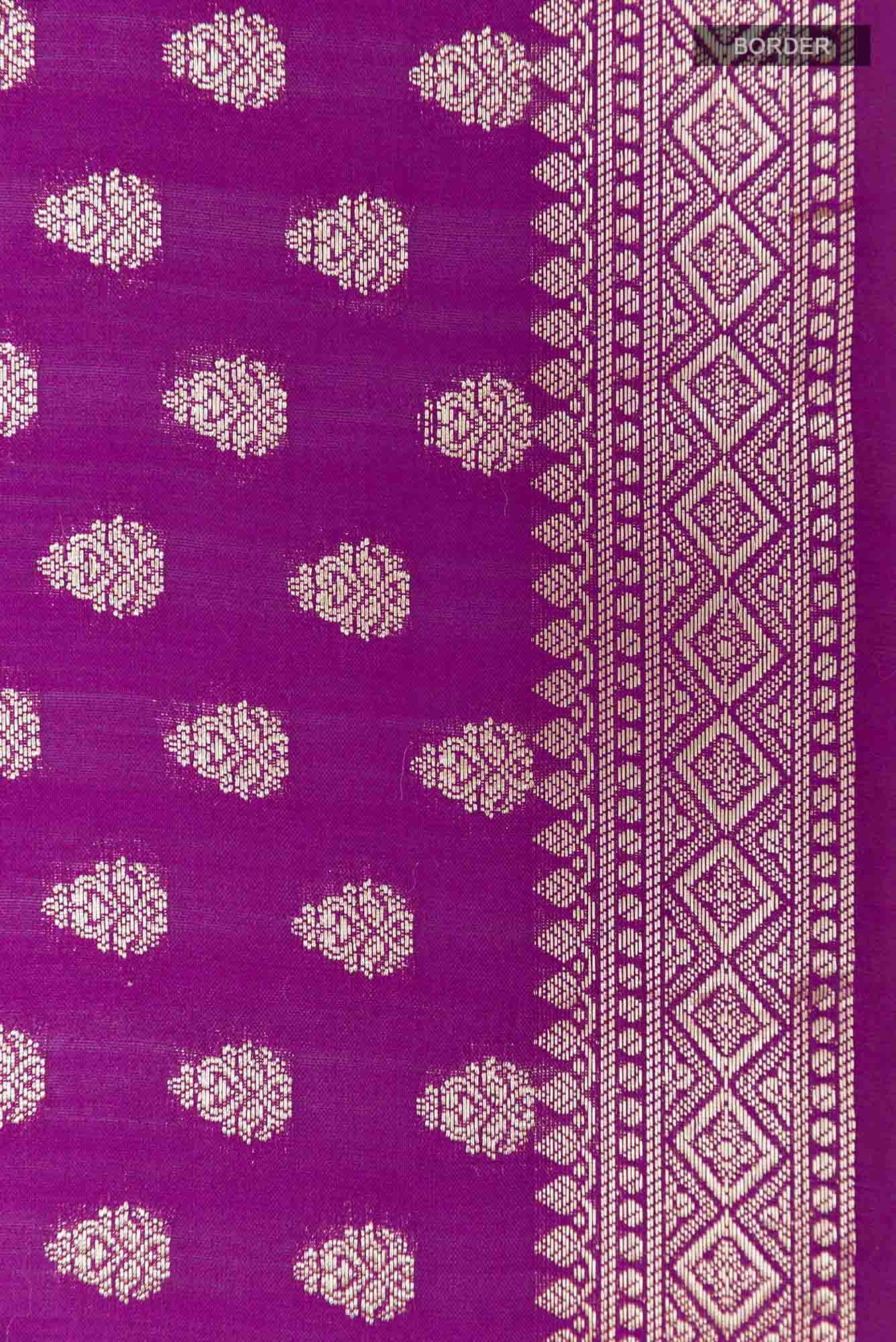 Purple Tussar Saree