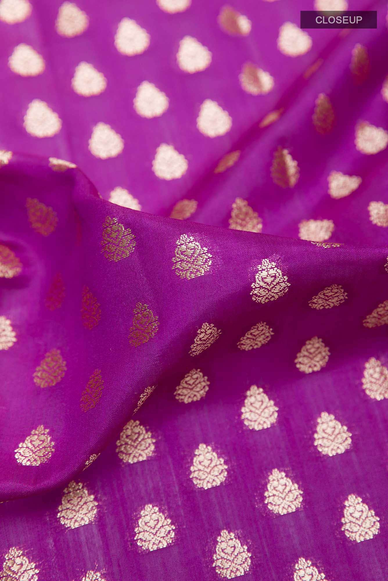 Purple Tussar Saree