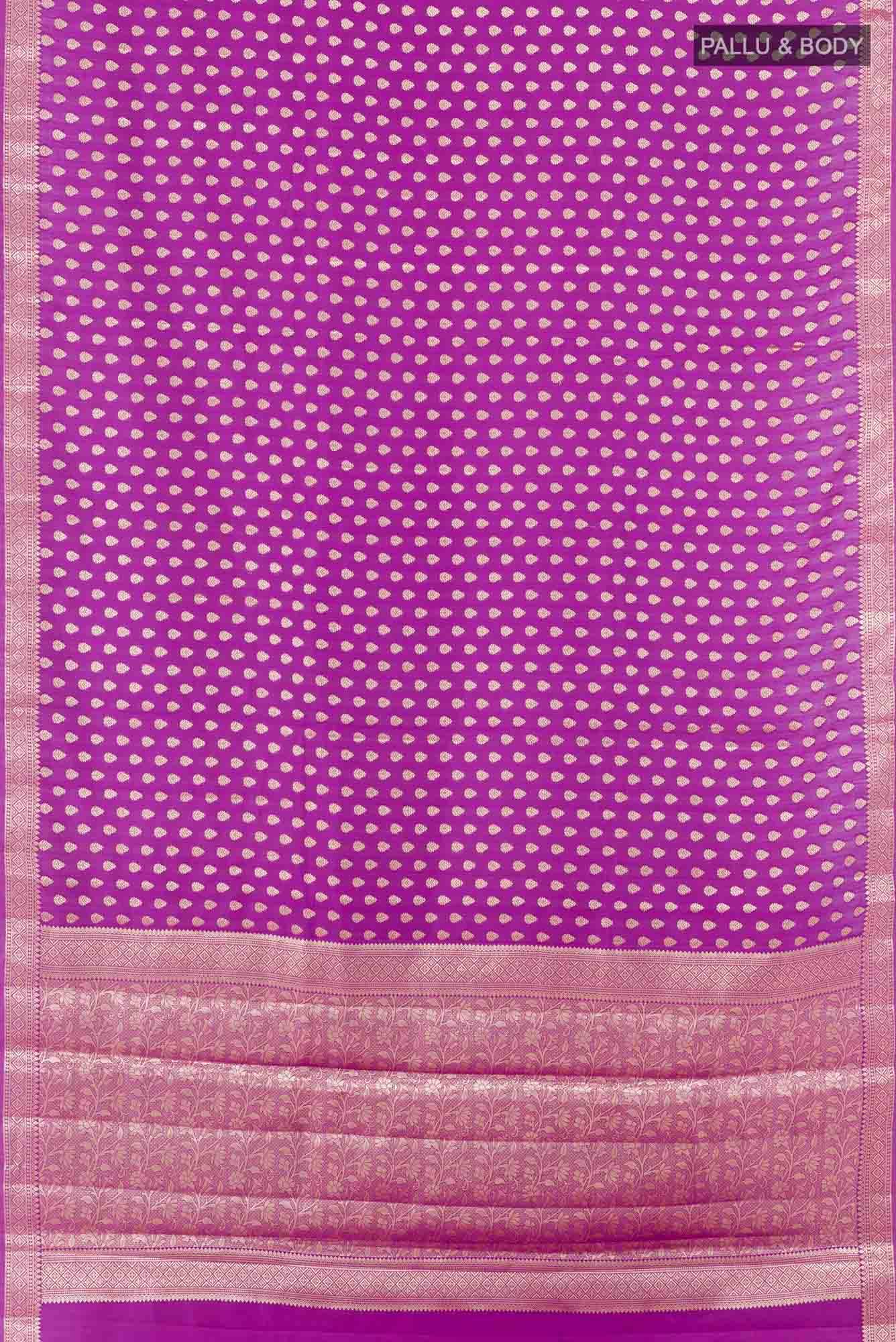 Purple Tussar Saree