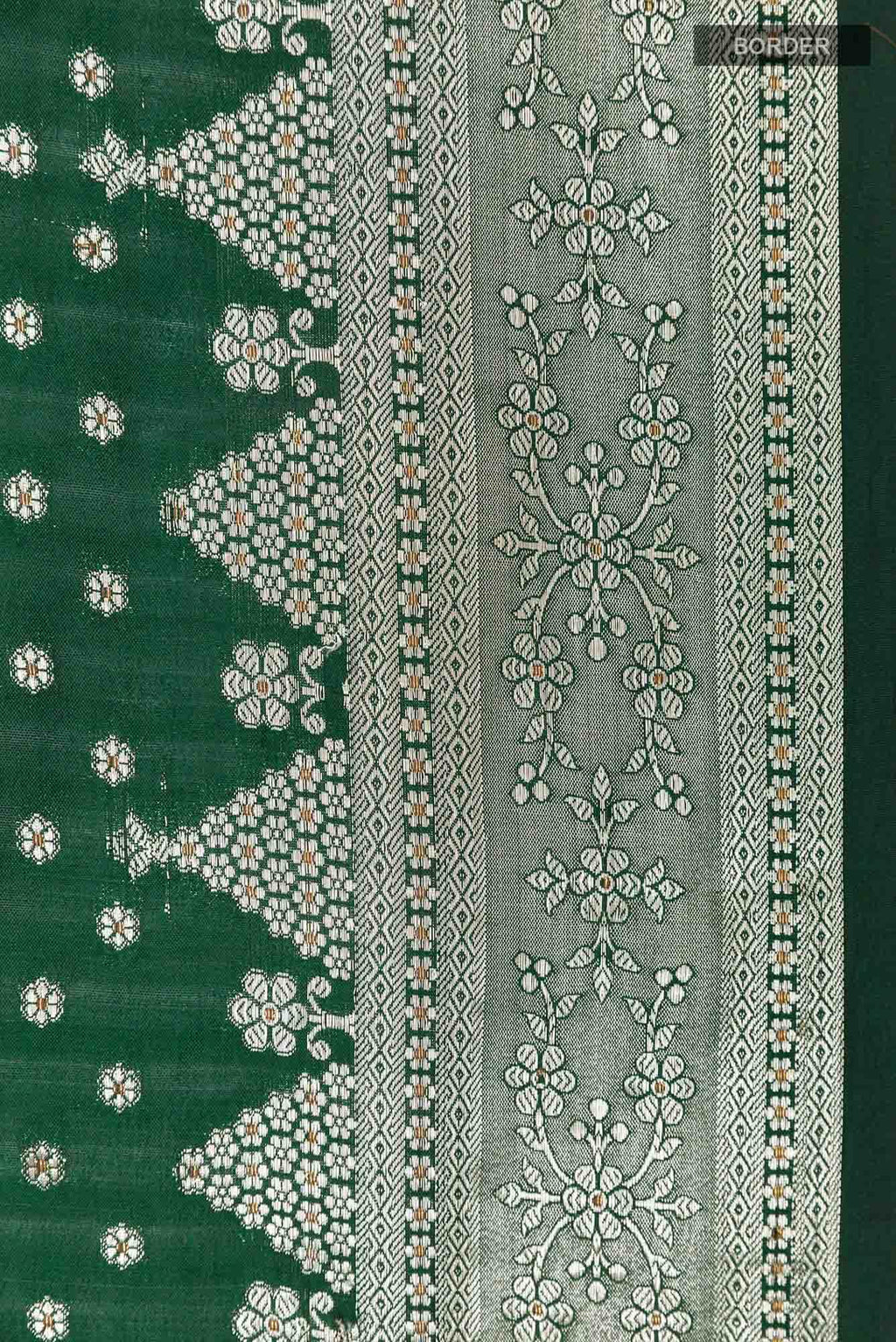 Green Tussar Silk Saree