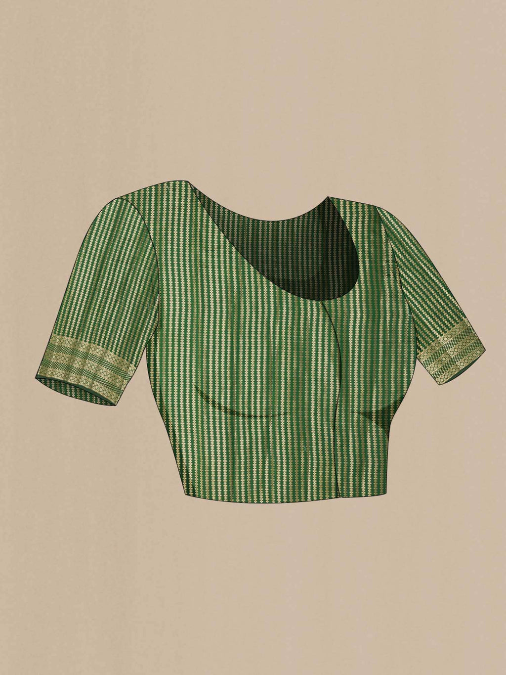Green Tussar Saree